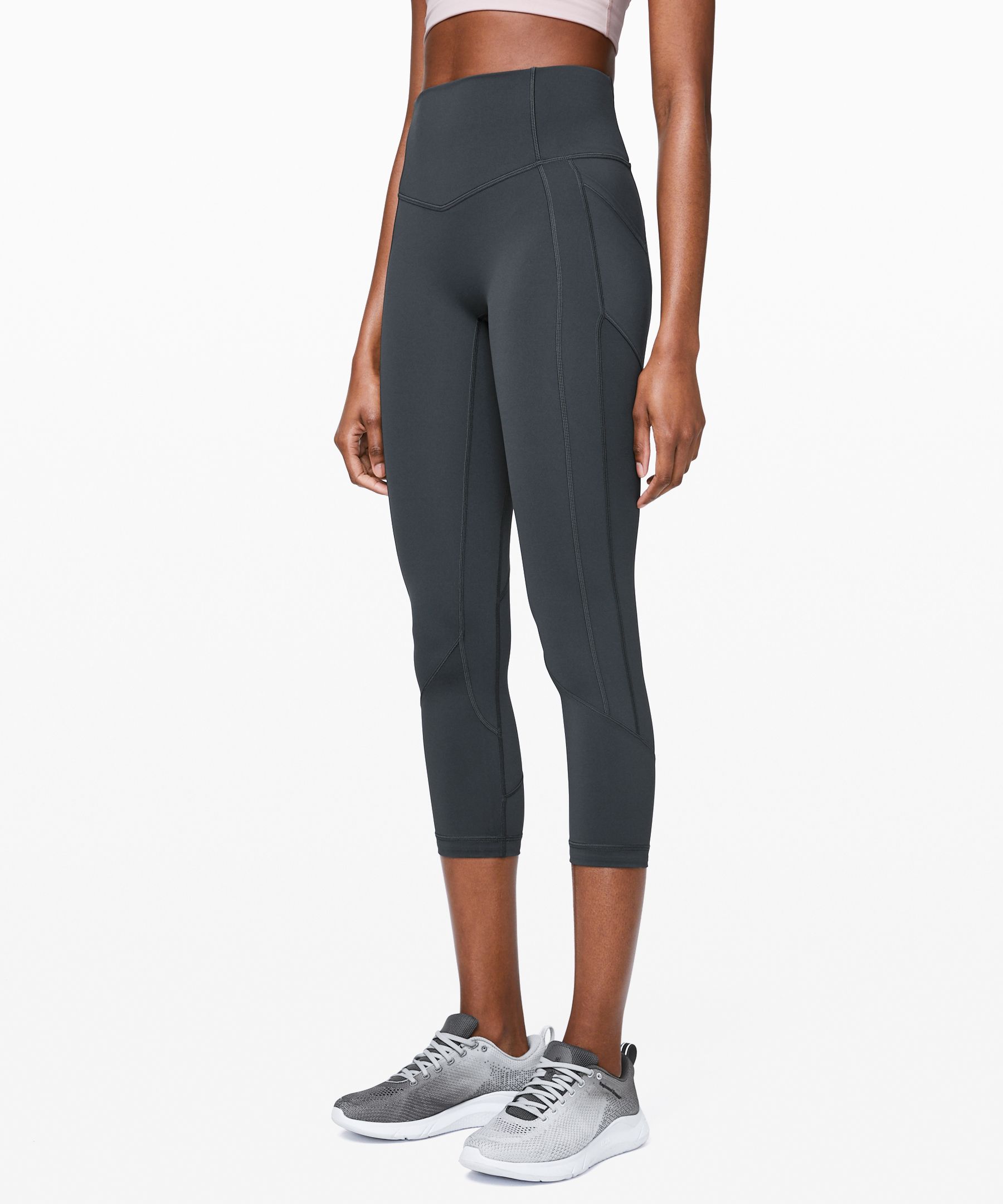 Lululemon All The Right Places High-rise Crop 23 In Black