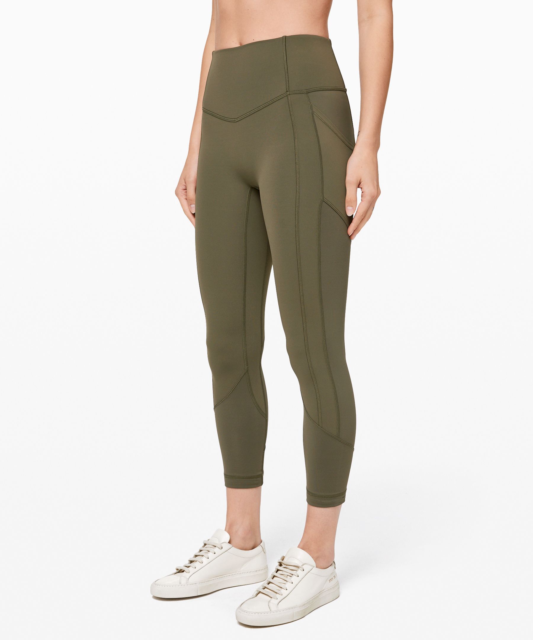 Lululemon All The Right Places Crop Ii *23" In Sage