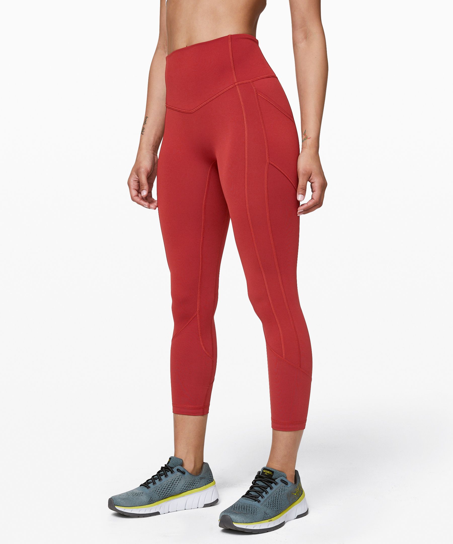 Lululemon All The Right Places Crop Ii *23" In Cayenne