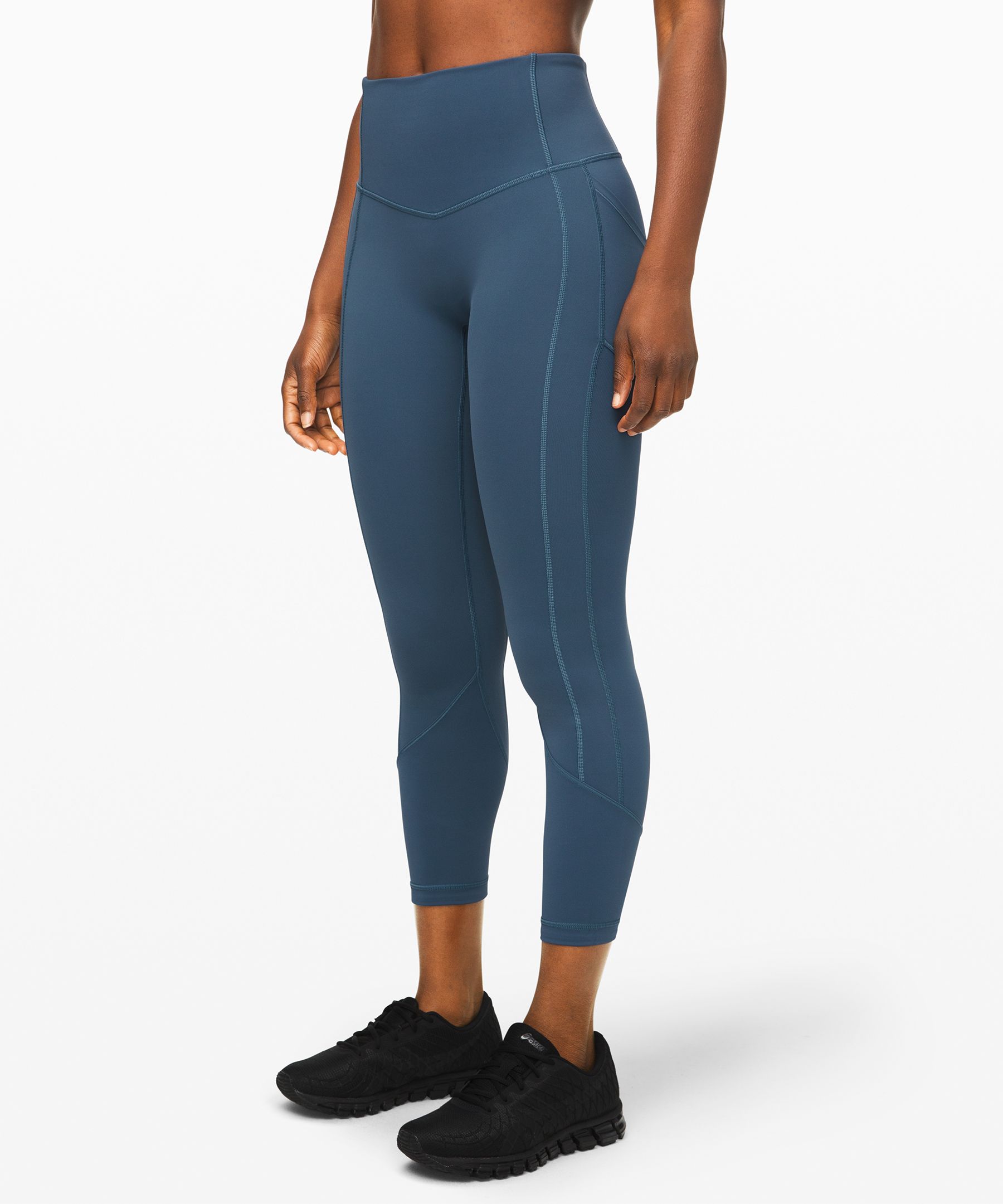 Lululemon All The Right Places High-rise Crop 23 In Black