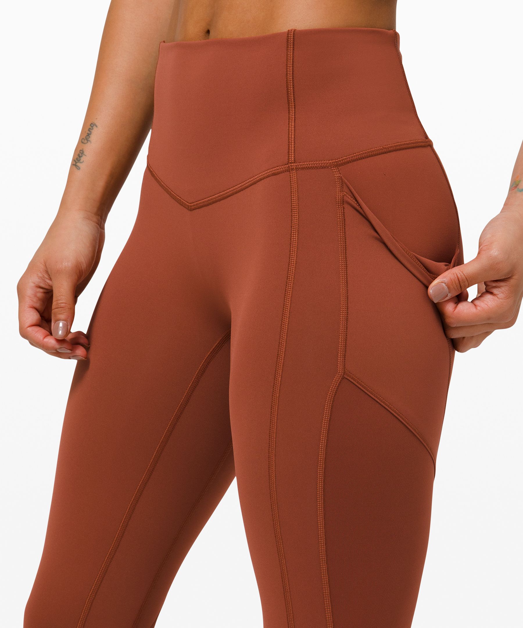 lululemon all the right places crop