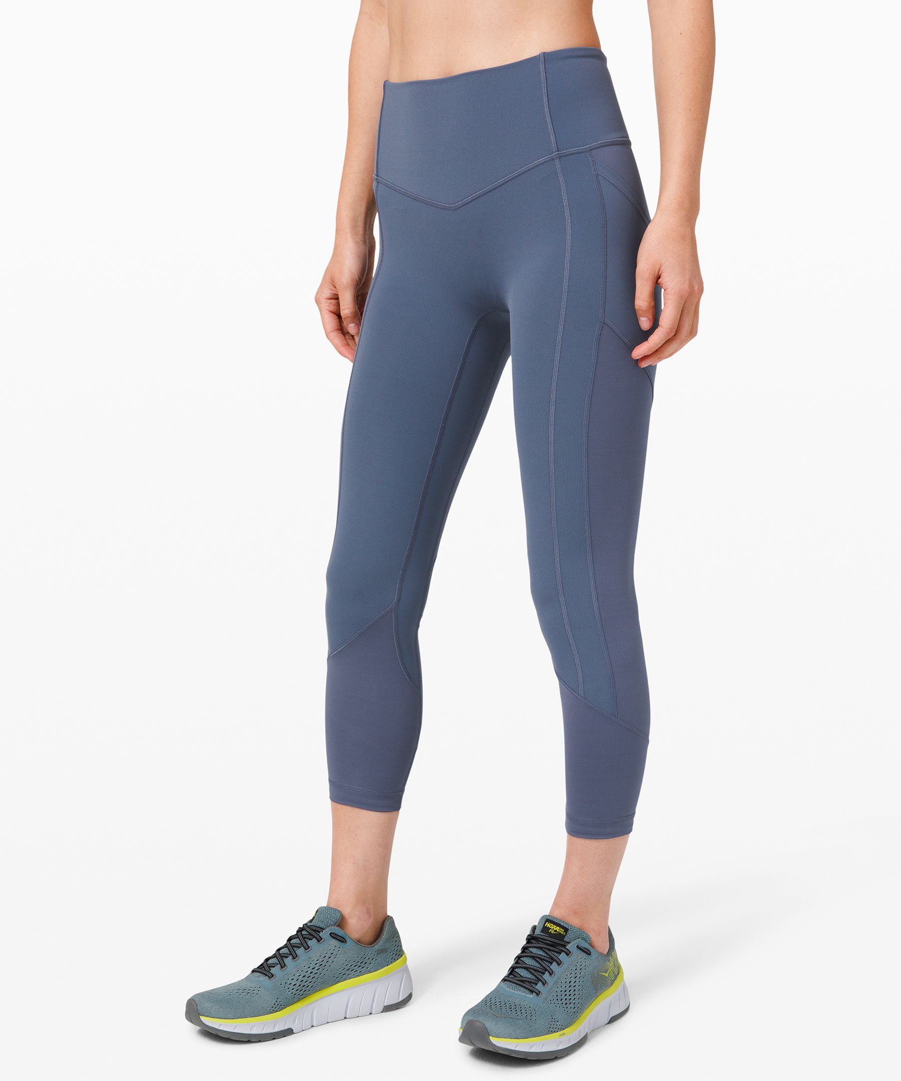 Lululemon All The Right Places Crop Ii *23 In Petrol Blue