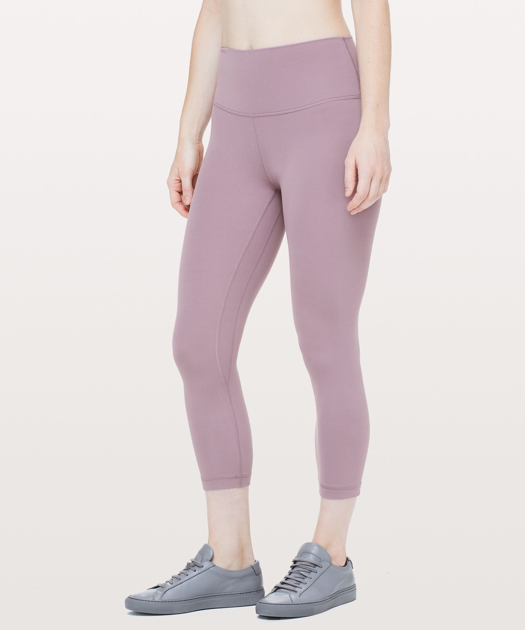 Lululemon Wunder Under Crop (High-Rise) *Full-On Luxtreme 21 - Pink Taupe  - lulu fanatics