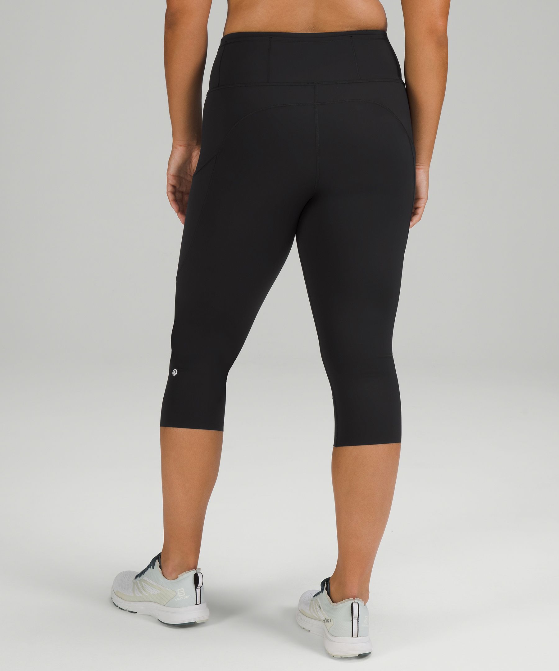 Lululemon Fast Free Crop II Nulux 19 Leggings W6AKHS Black Size 6 EUC $128