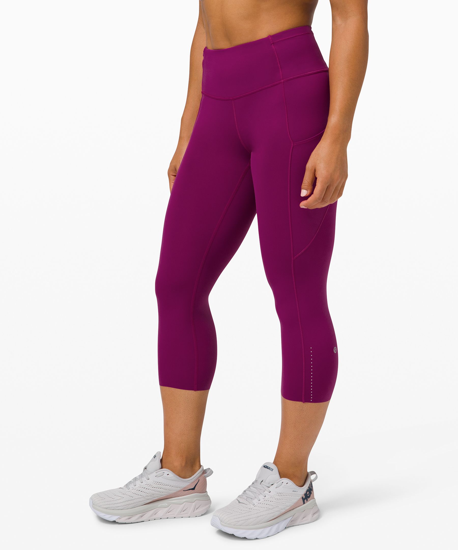 Fast and Free High-Rise Crop 19" *Reflective