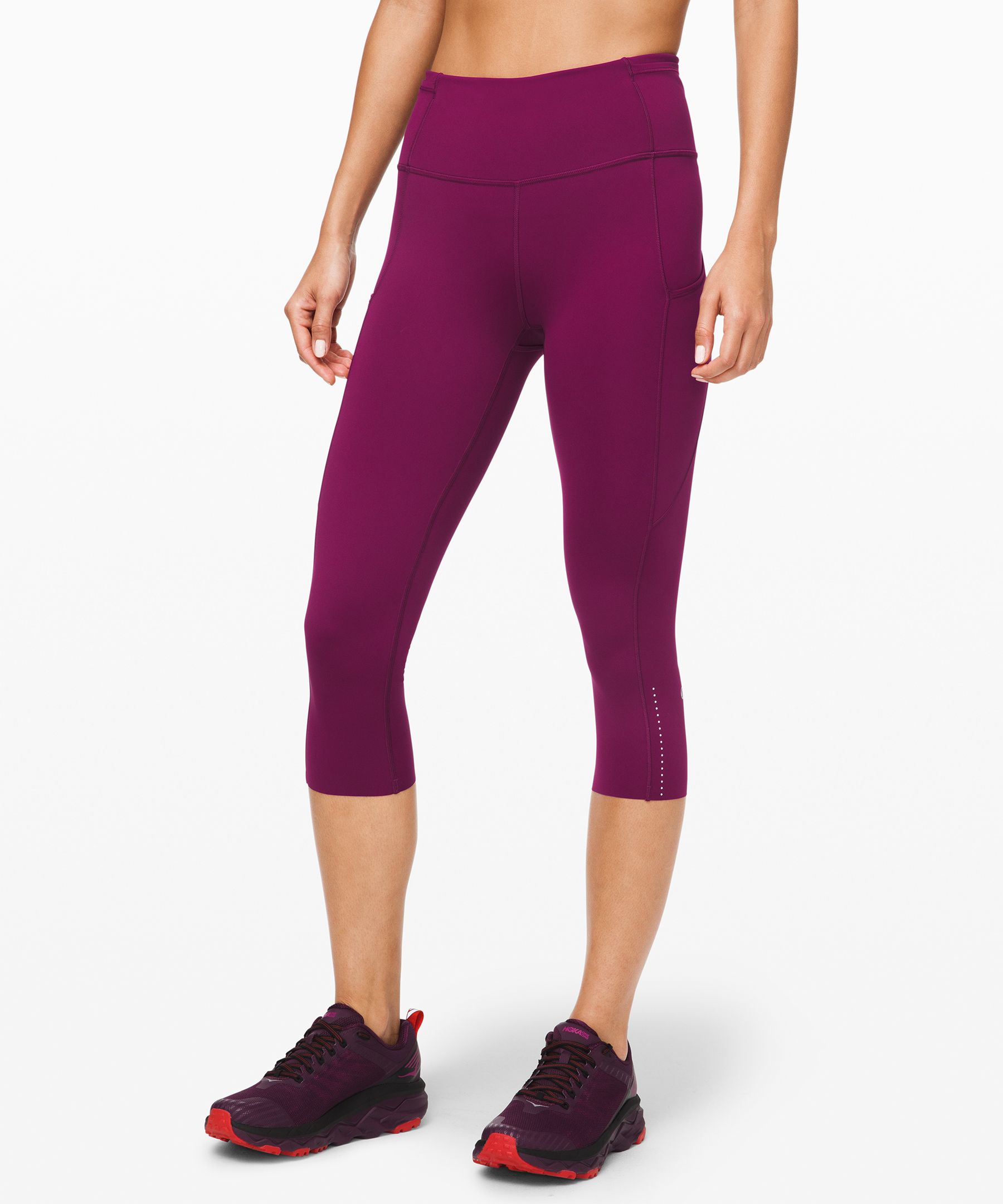 Lululemon Fast And Free High-rise Crop Ii 19" *nulux In Marvel