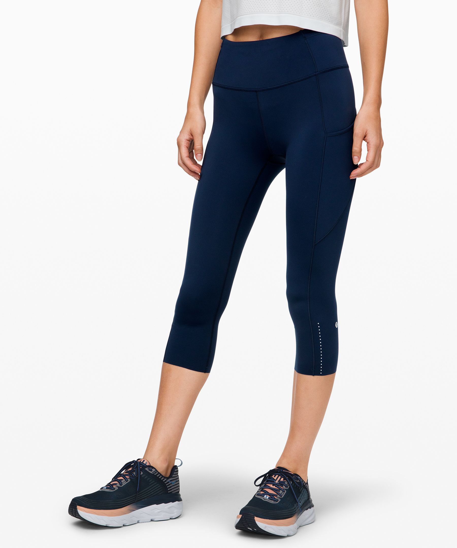 lululemon fast and free crop 19