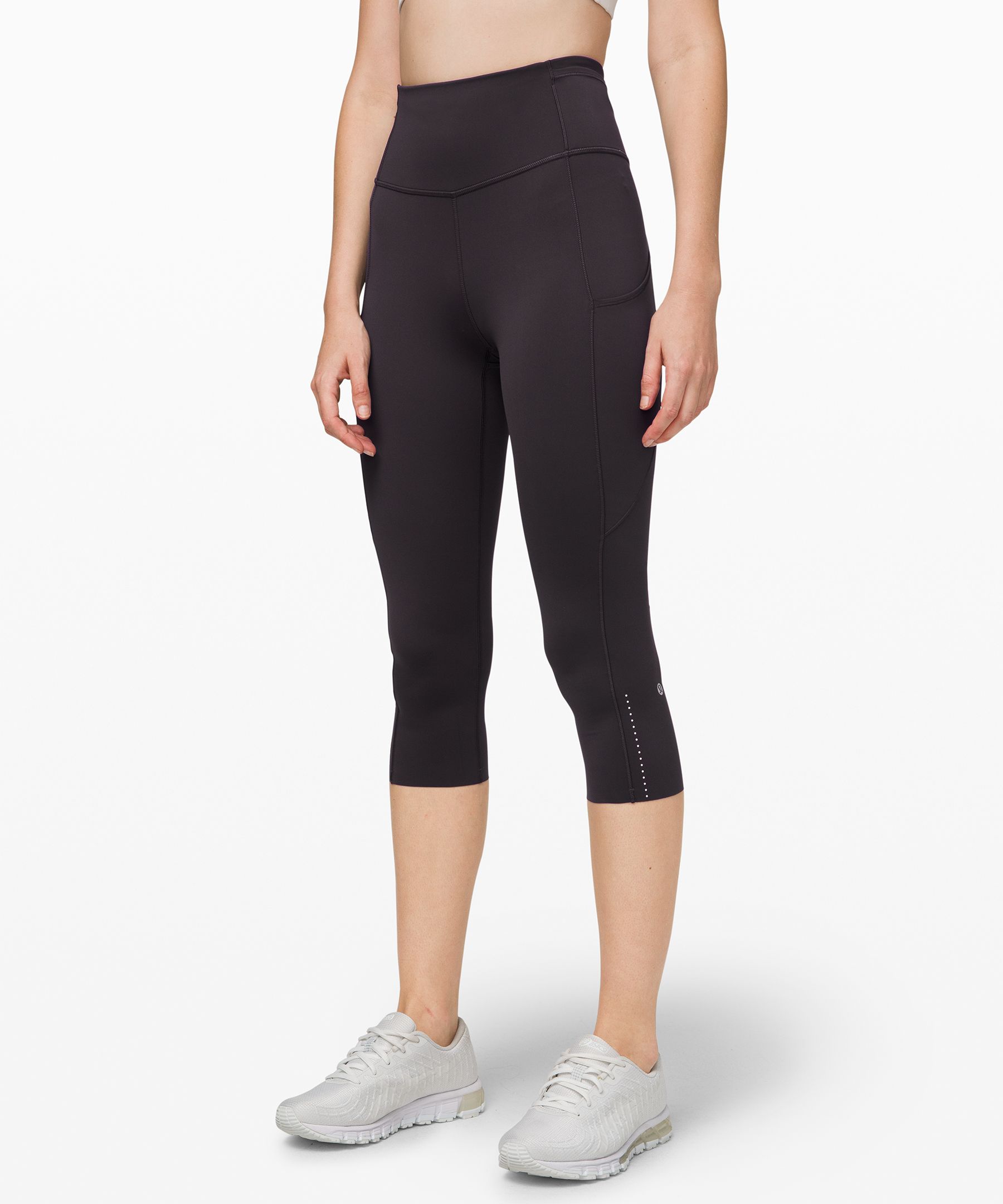 Lululemon Fast And Free High-rise Crop Ii 19" *nulux In Intergalactic