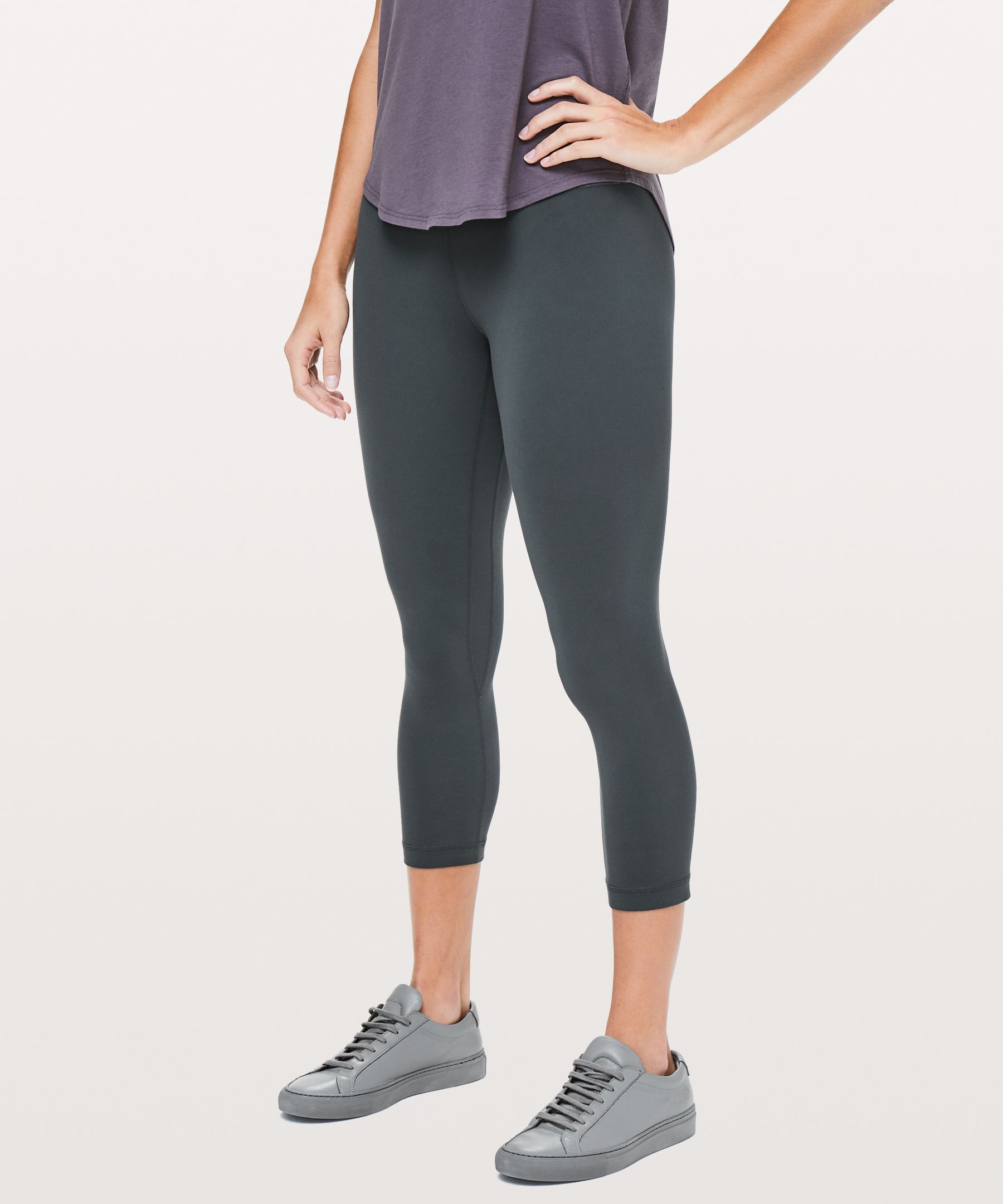 Lululemon Align Crop *21" In Melanite