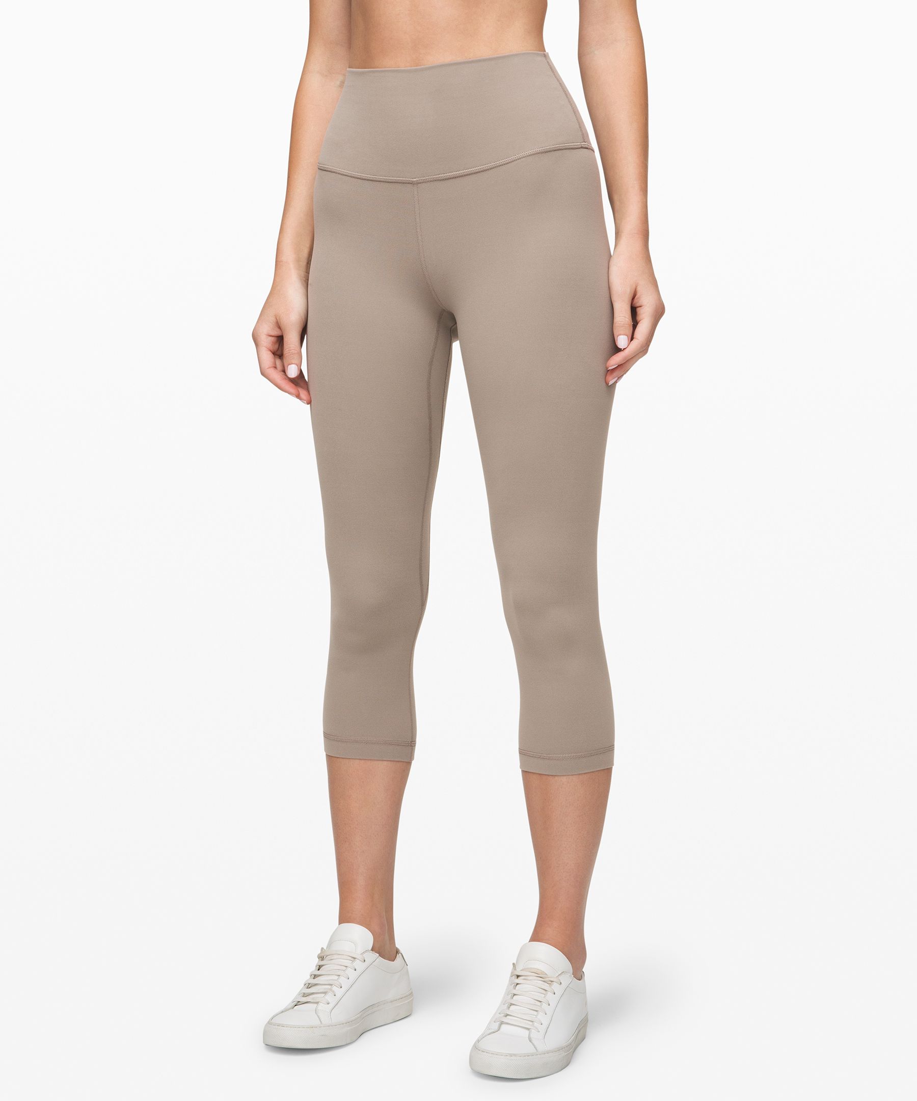 Lululemon Align Crop *21" In Carbon Dust