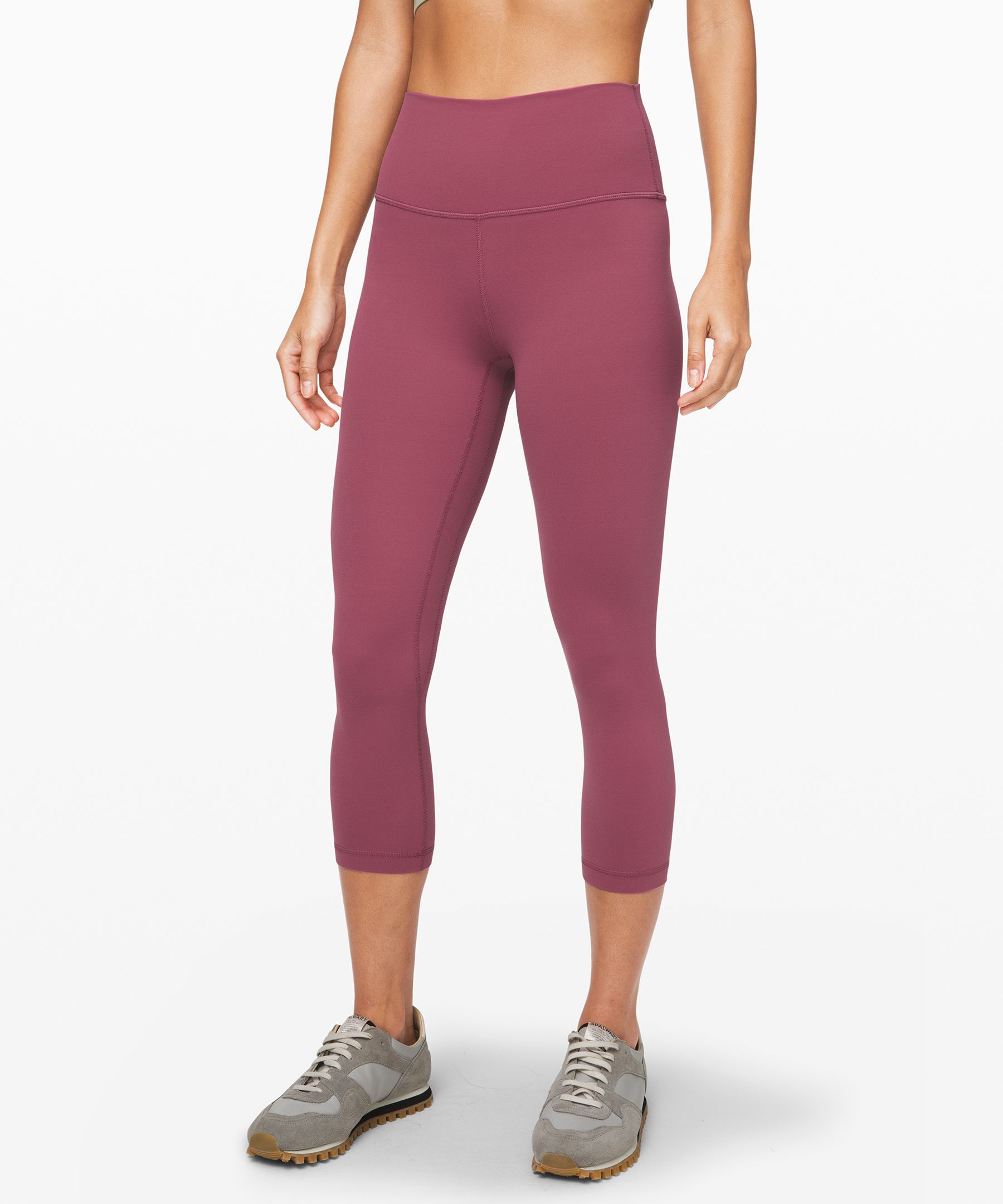 Lululemon Align Crop *21 In Plumful