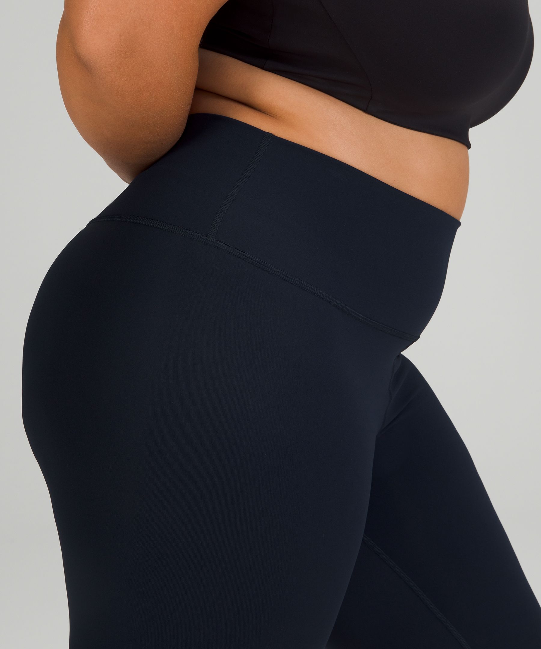 Lululemon Wunder Under Crop *Mid-Rise Full-On Luxtreme 21 - Black