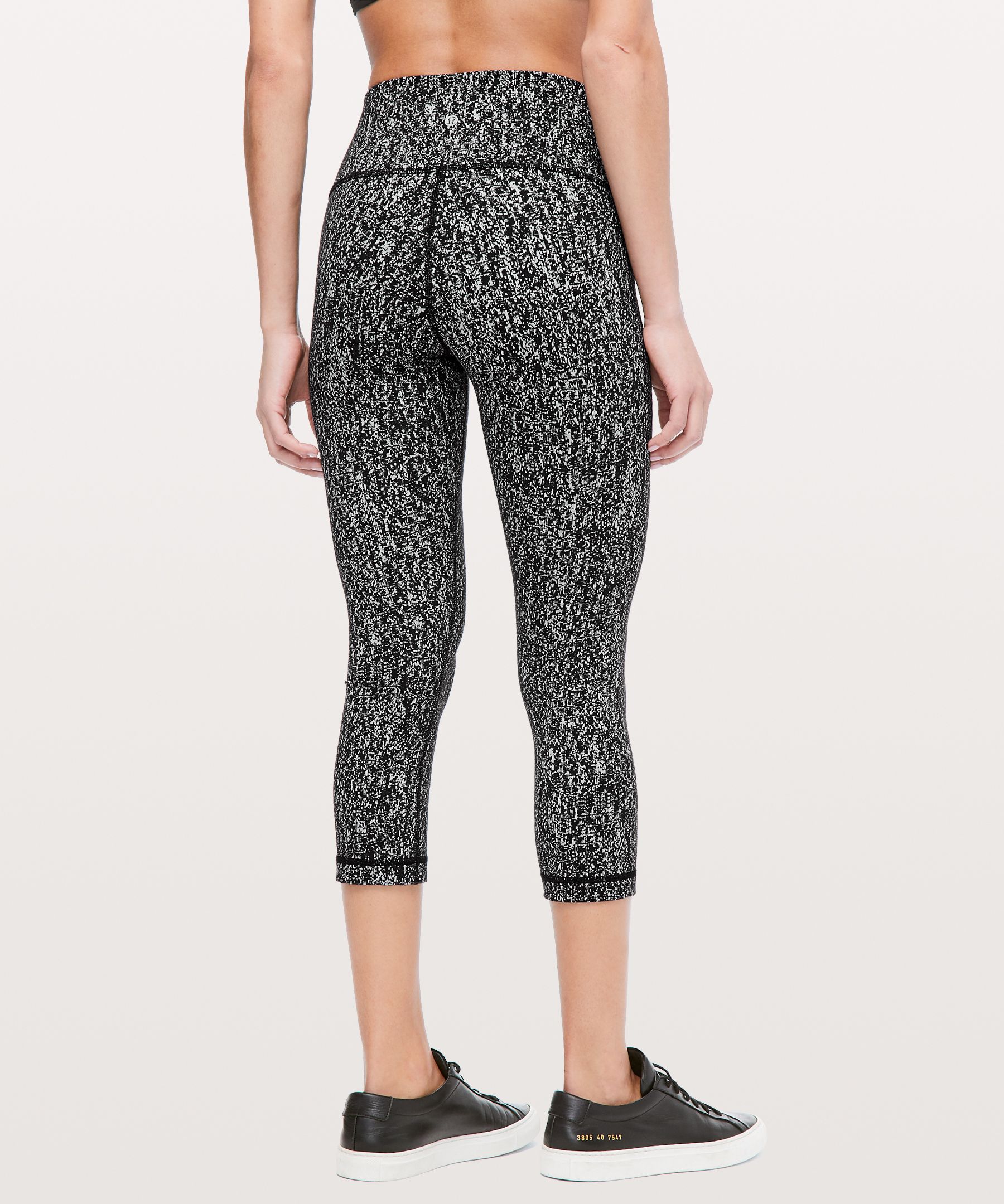 Lululemon Fit Physique Tight - Luon Suited Jacquard Black White