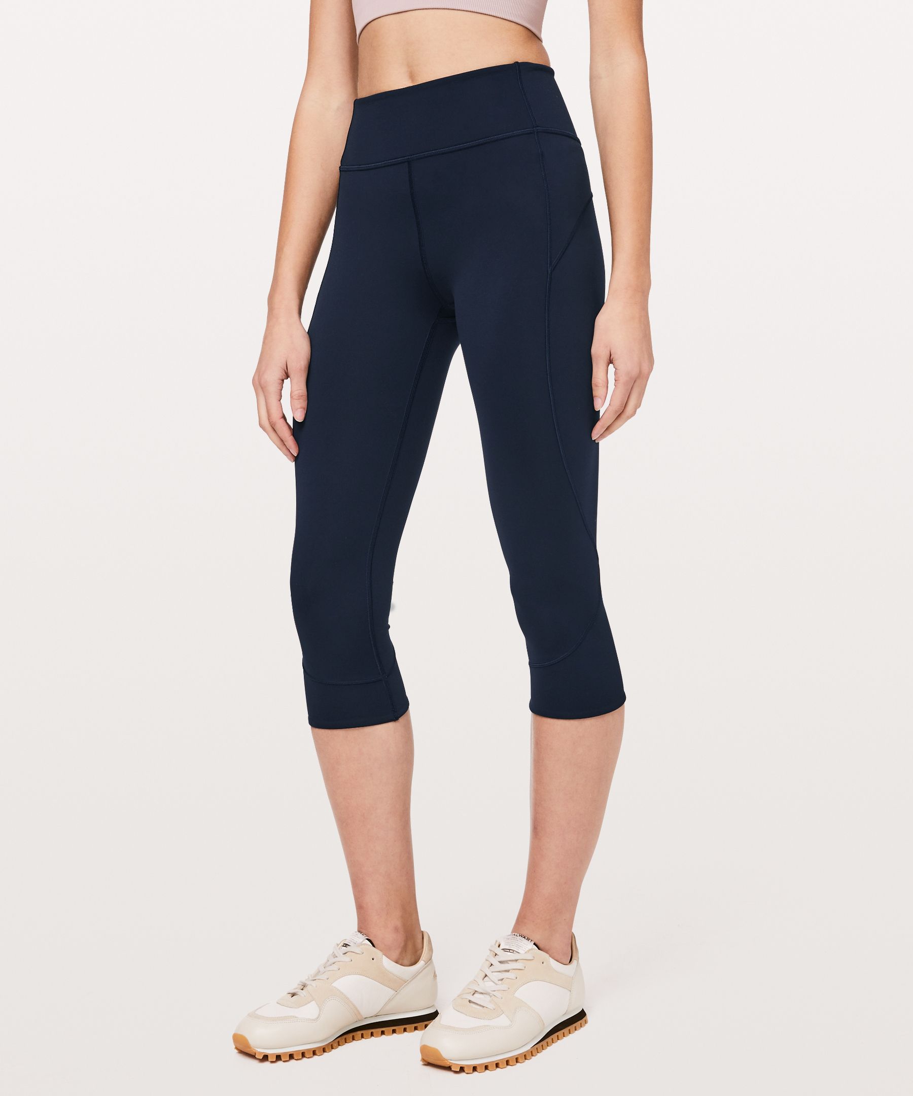 Lululemon In Movement Crop Everlux 19 Pants  Leggings are not pants,  Cropped leggings, Fashion