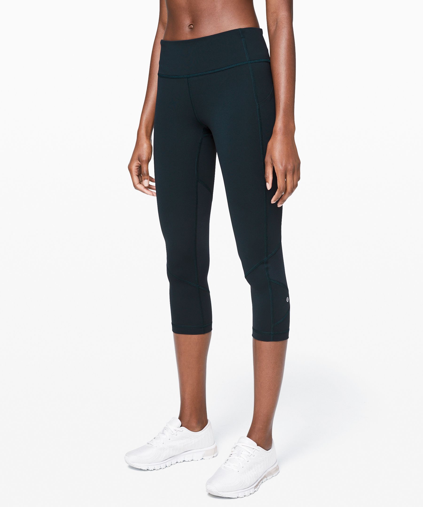 Lululemon Pace Rival Mid-rise Crop 22” In Nocturnal Teal