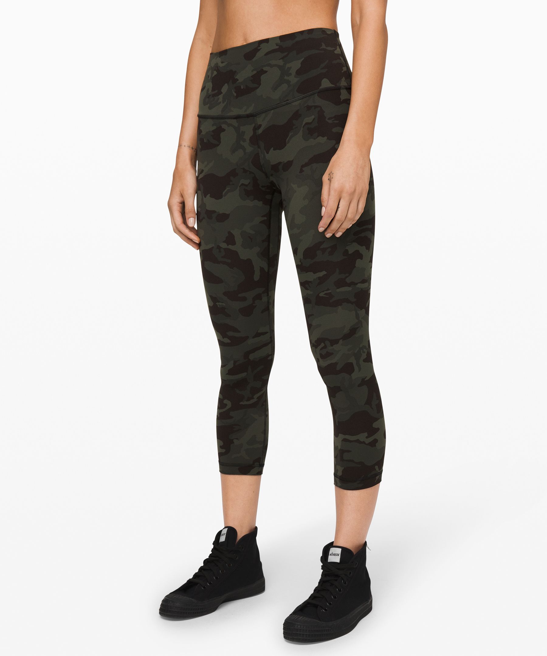 lululemon camo crop leggings