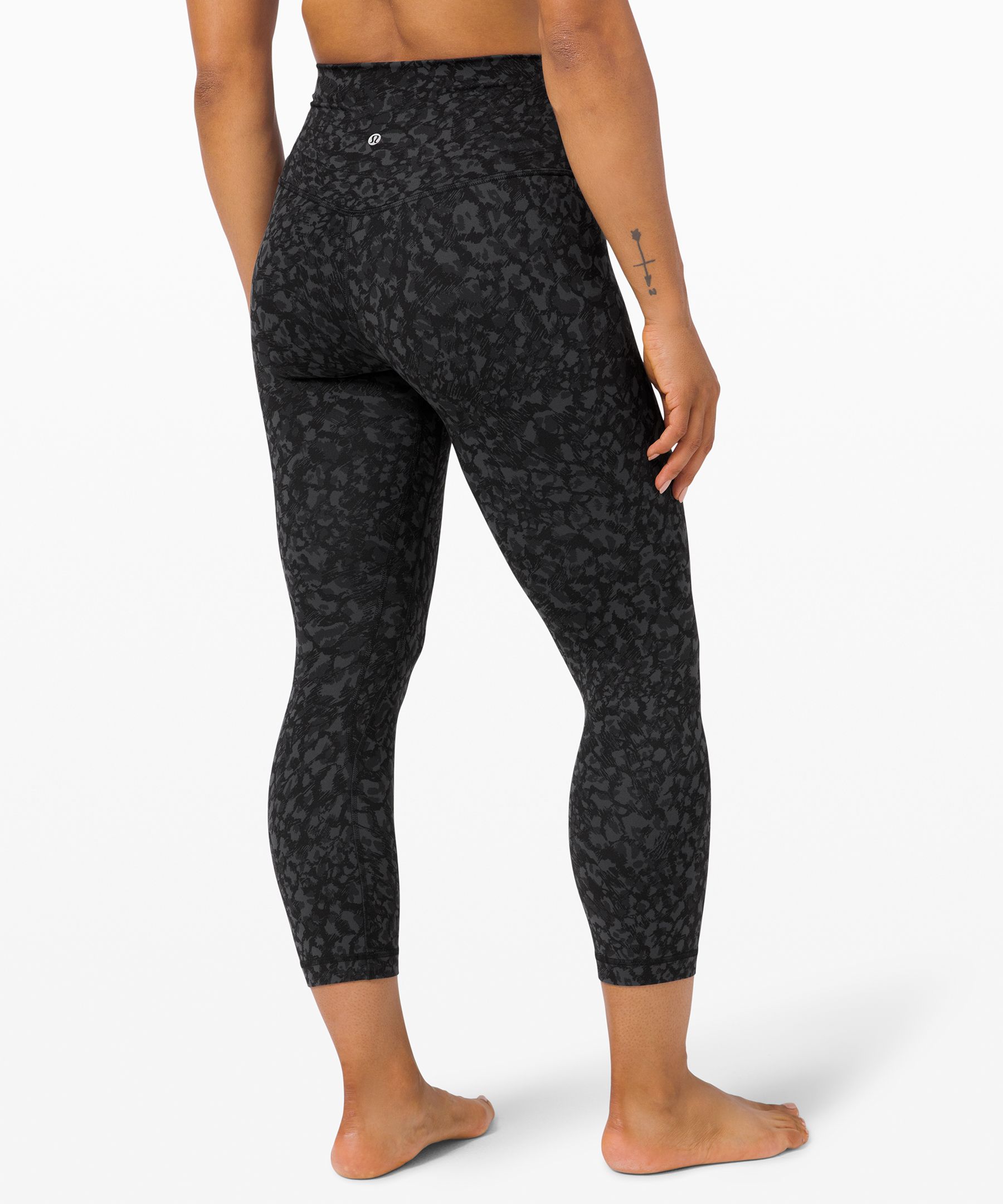 Lululemon Align Full Length Yoga Pants - High-Waisted Design, 28 Inch  Inseam (Incognito Camo Multi Grey