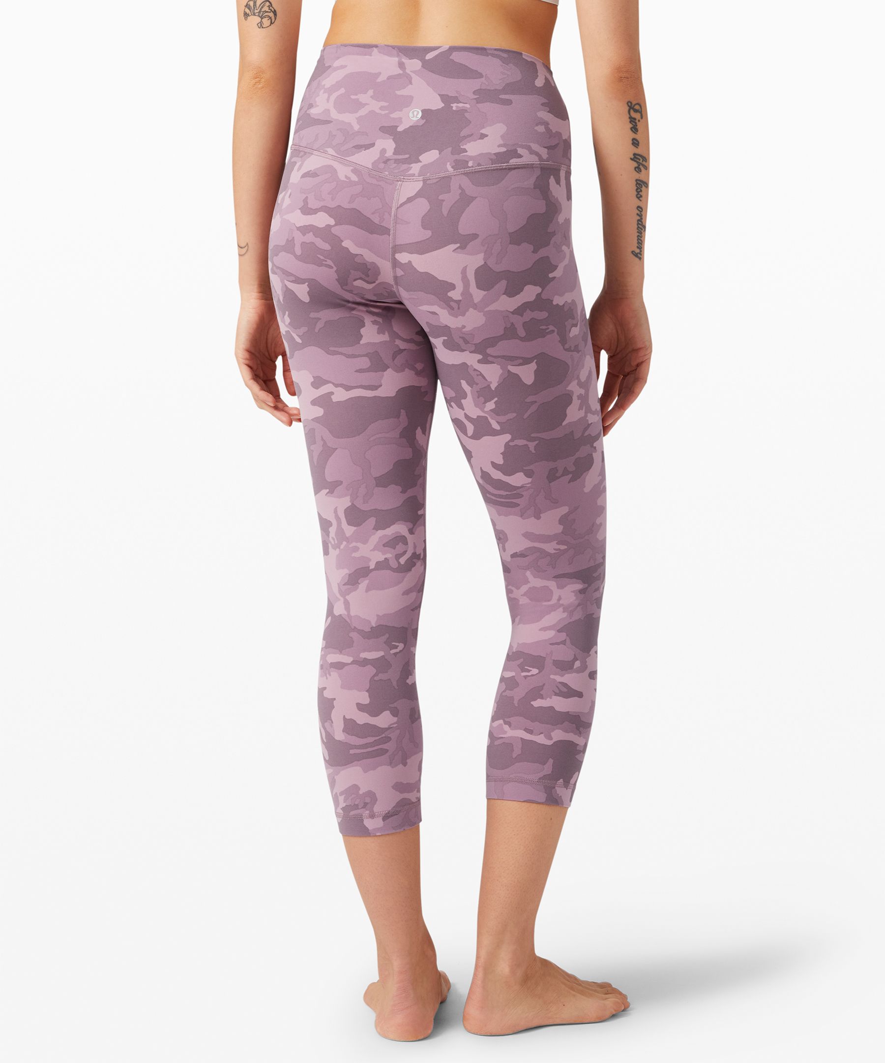 green camo lululemon leggings