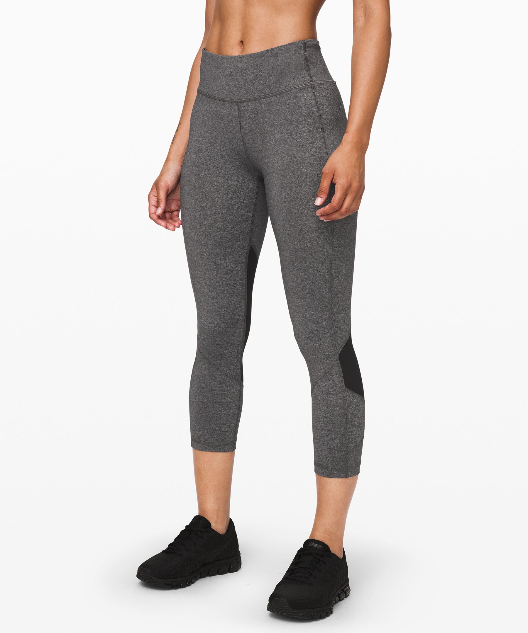 Lululemon Pace Rival Mid-rise Crop 22” In Black