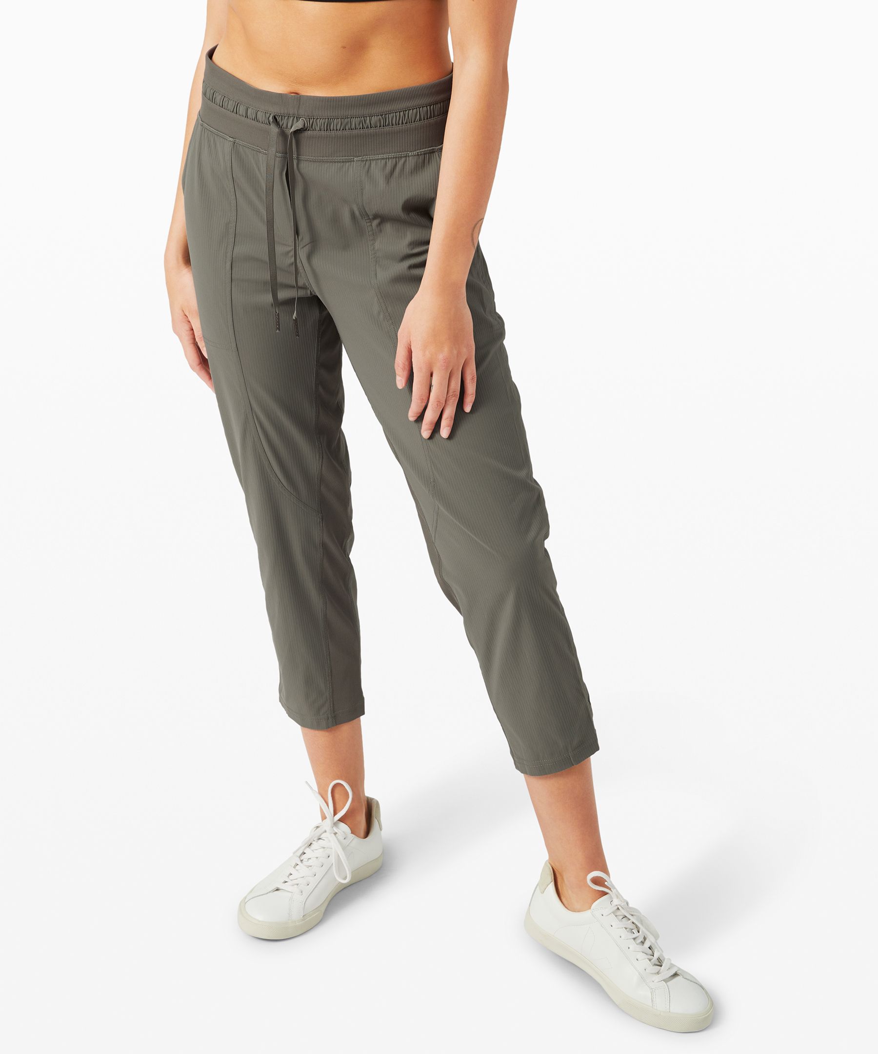 Lululemon Dance Studio Mid-rise Crop 25" In Grey Sage