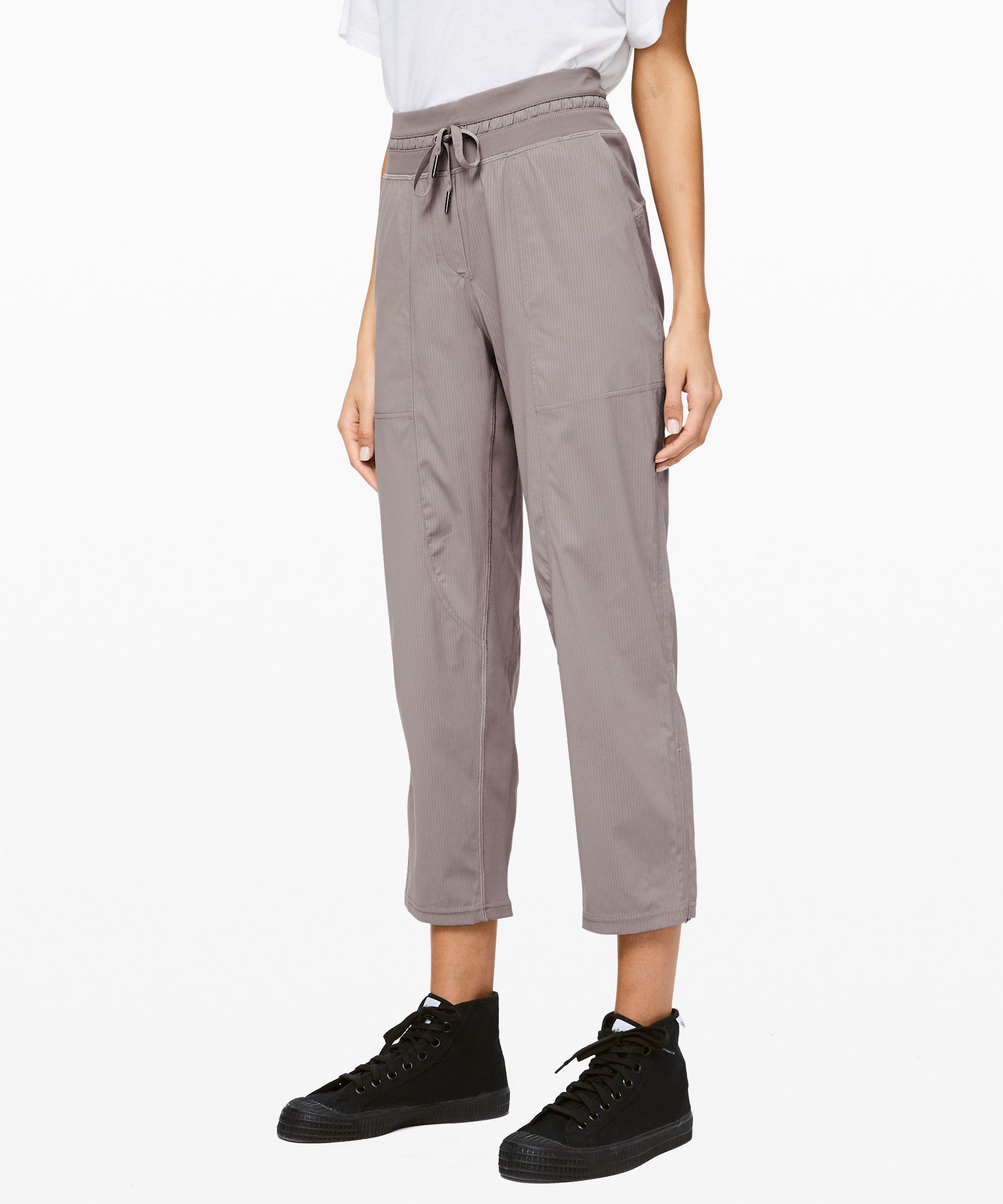 Lululemon Dance Studio Mid-Rise Crop 25 - Raw Linen - lulu fanatics