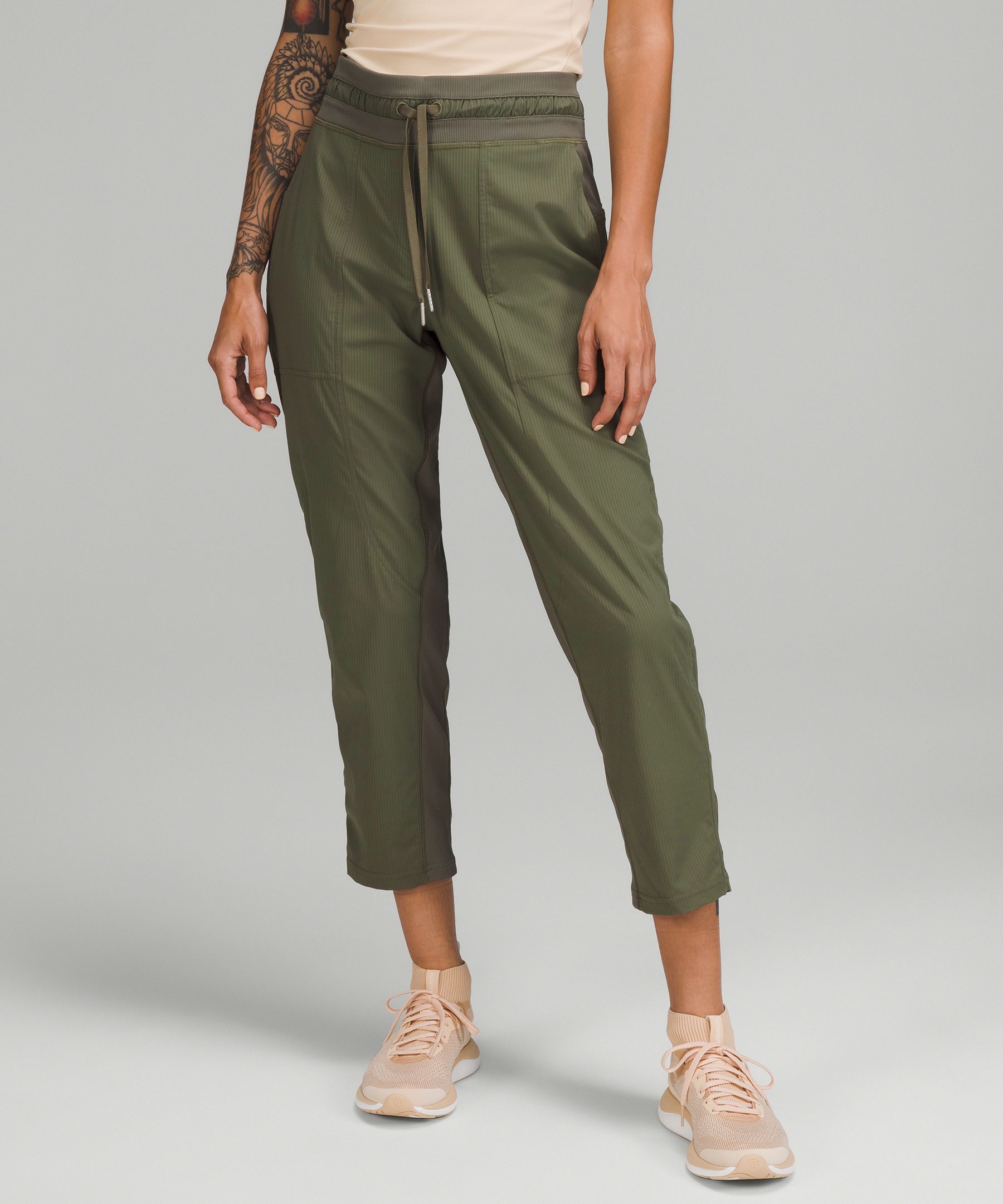 Lululemon Dance Studio Joggers In Green Twill