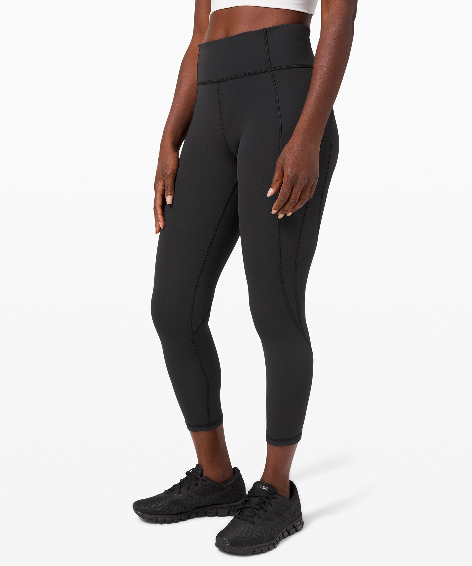Lululemon Time To Sweat High-rise Crop 23" In Black