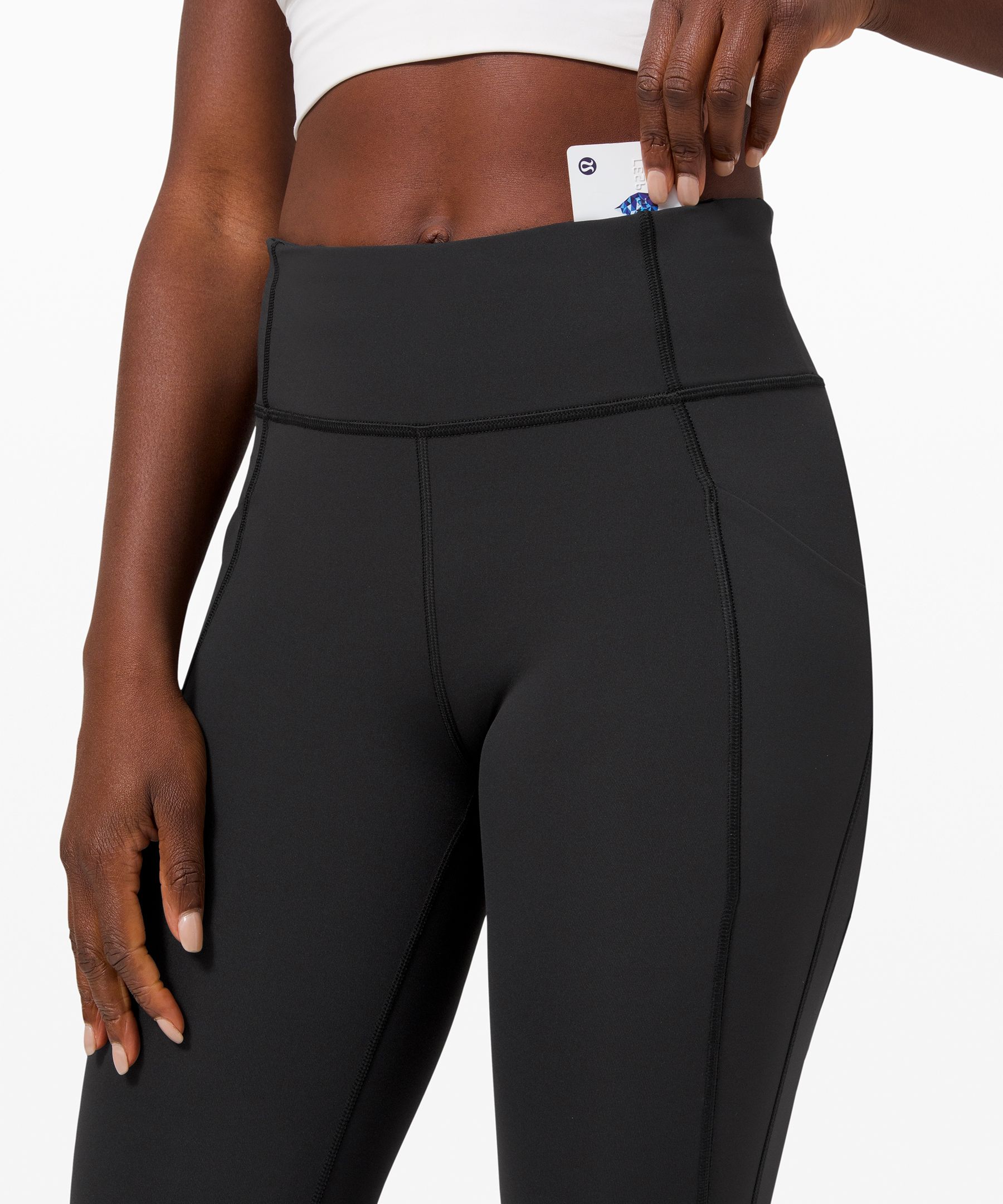 Lululemon Time To Sweat Crop *23 - Black - lulu fanatics