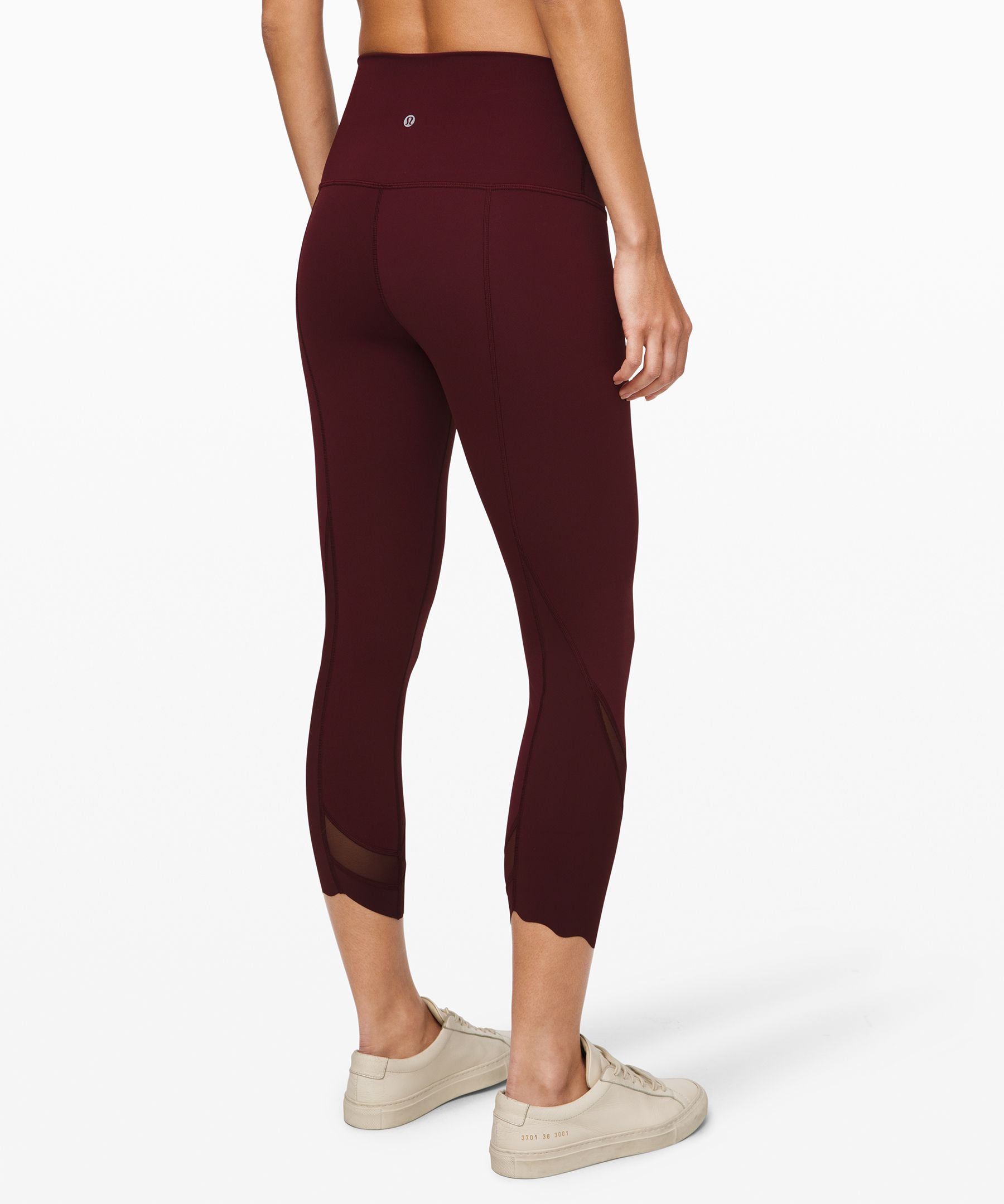 Lululemon Wunder Under Crop High-rise 21 *flocked Everlux In Code