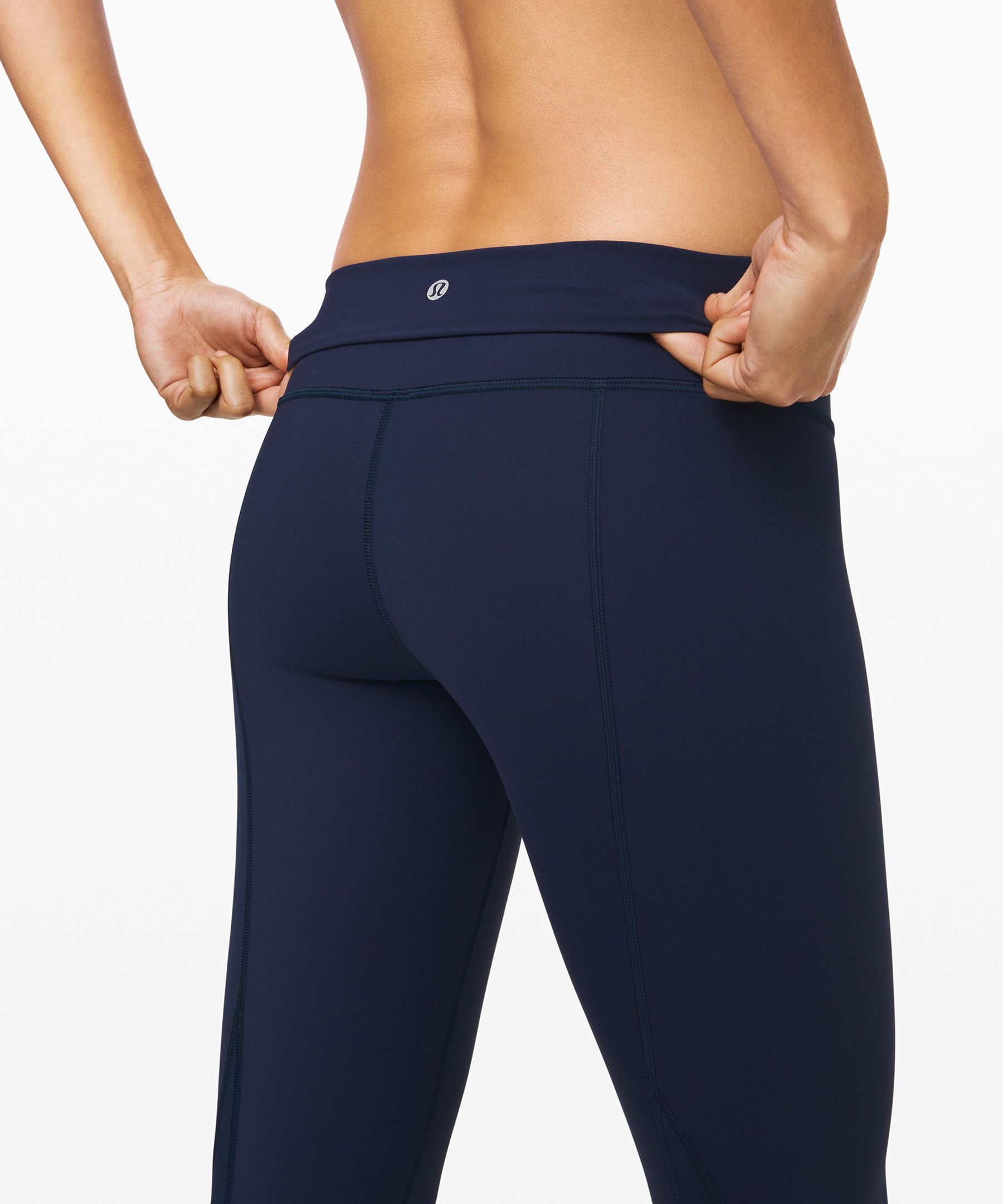 Buy Lululemon Wunder Under Scalloped Hem High-rise Crop 23 Luxtreme - Wee  Are From Space Nimbus Battleship At 21% Off