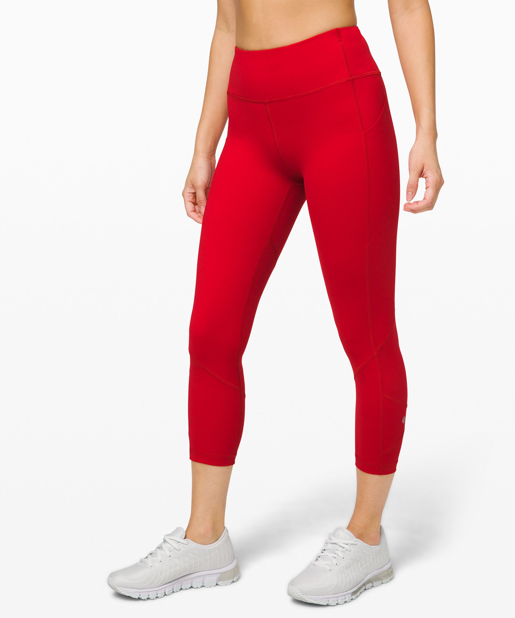 Lululemon Pace Rival Midrise Crop 22” In Dark Red ModeSens