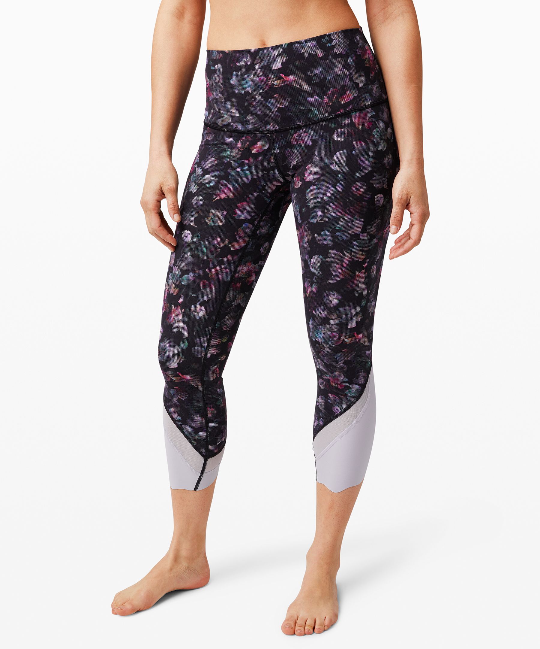 Lululemon Wunder Under Crop High-Rise *Roll Down Scallop Full-On