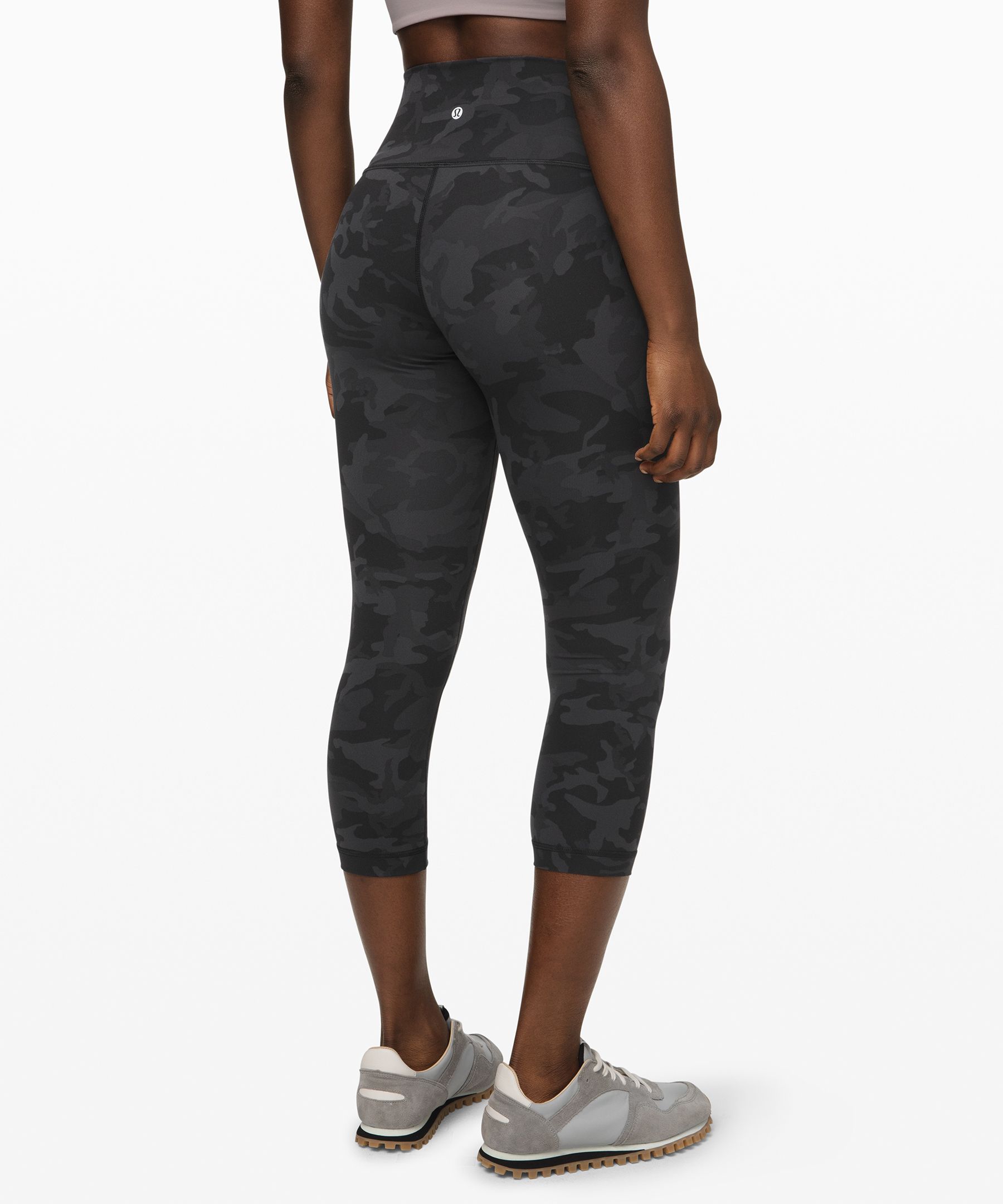 lululemon grey cropped leggings