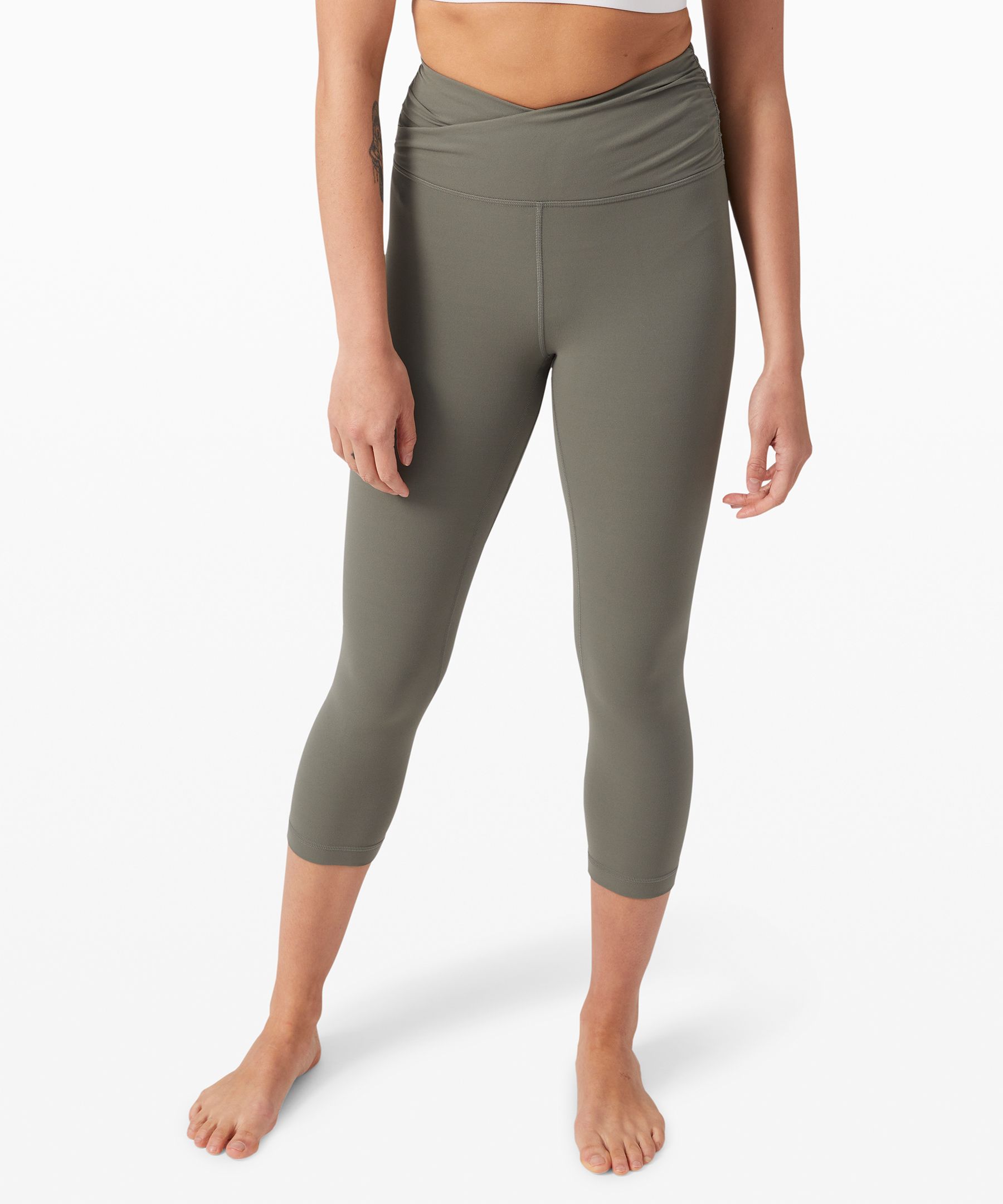 lululemon align crop 21 *cross waist trainers