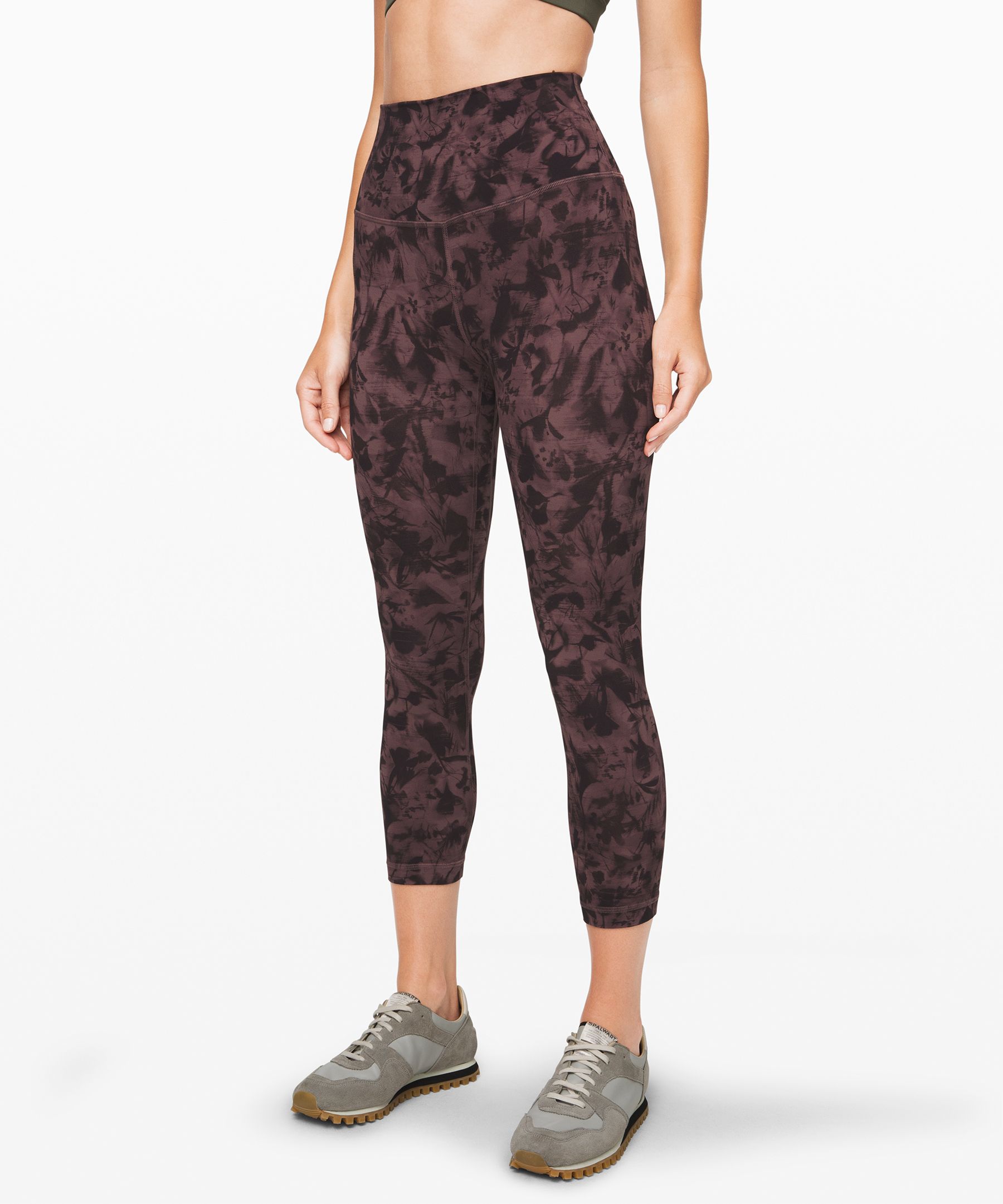 Lululemon Align Crop *21 - Formation Camo Dark Adobe Multi - lulu fanatics