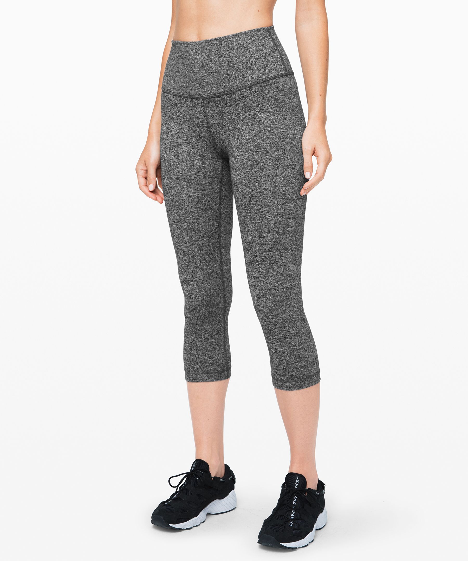 Lululemon Wunder Under Crop Low-rise 21 *luxtreme In Black