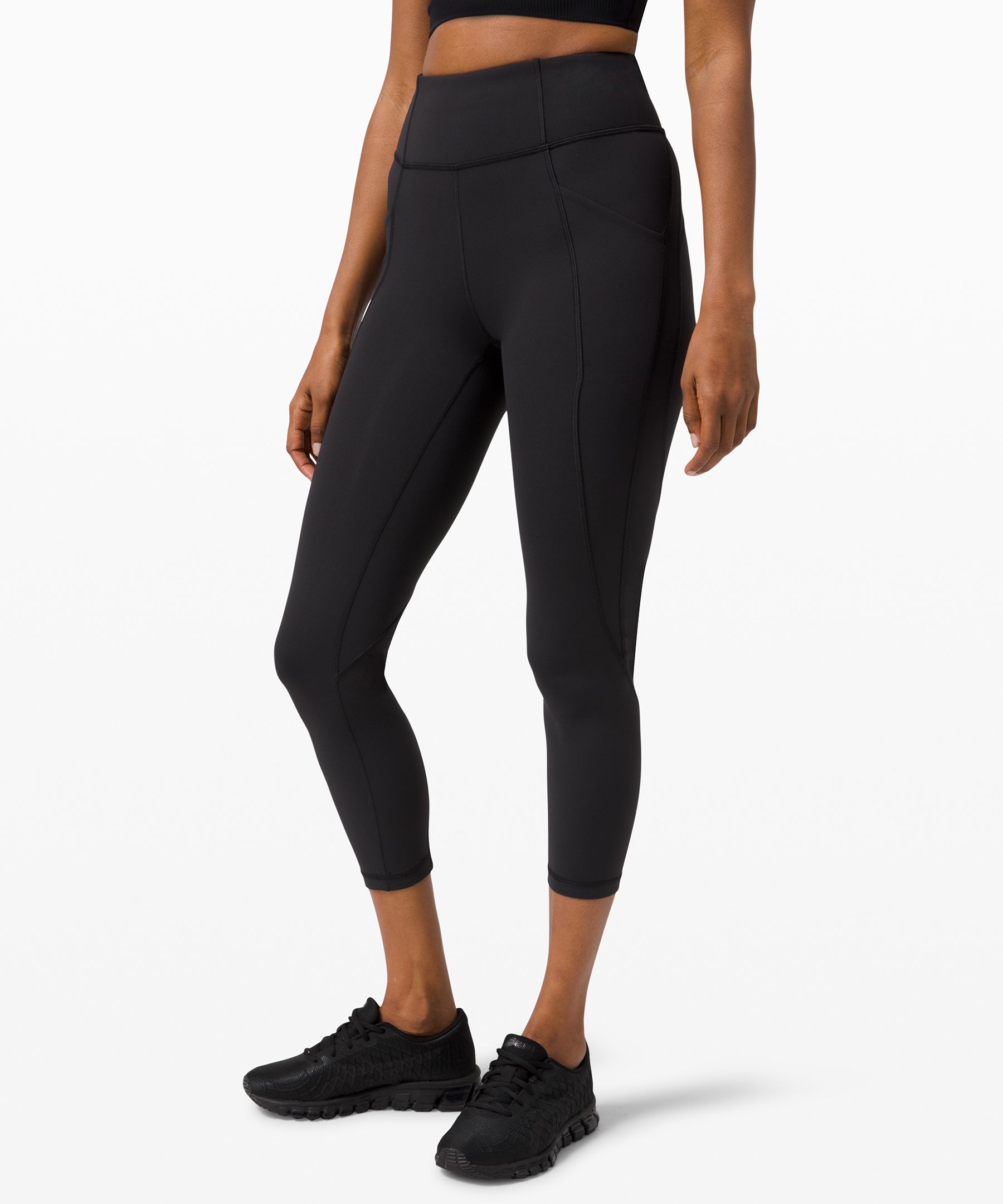 Lululemon Time To Sweat Crop 23" In Black