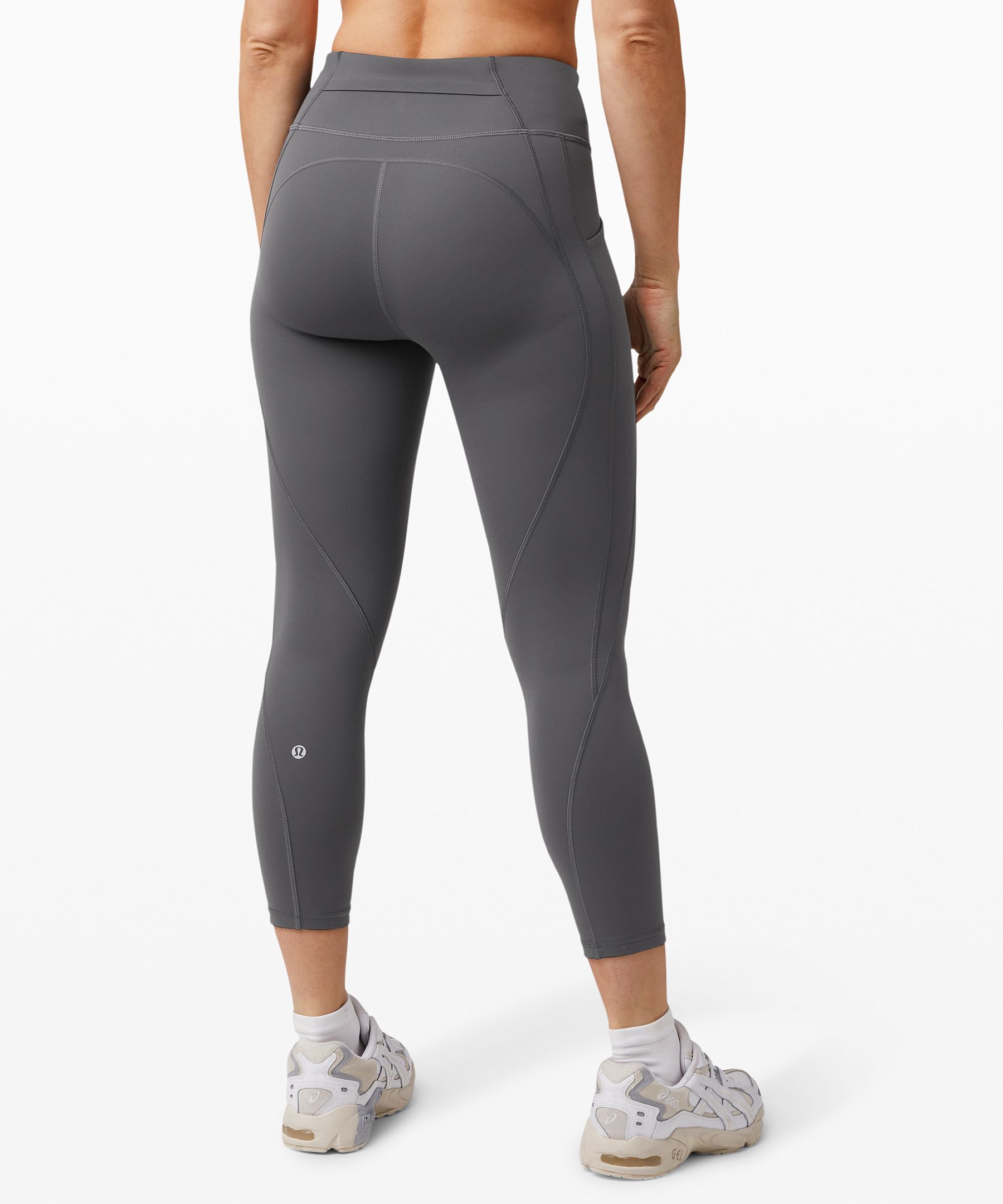 Lululemon Time To Sweat Crop 23 - Lemon Vibe - lulu fanatics