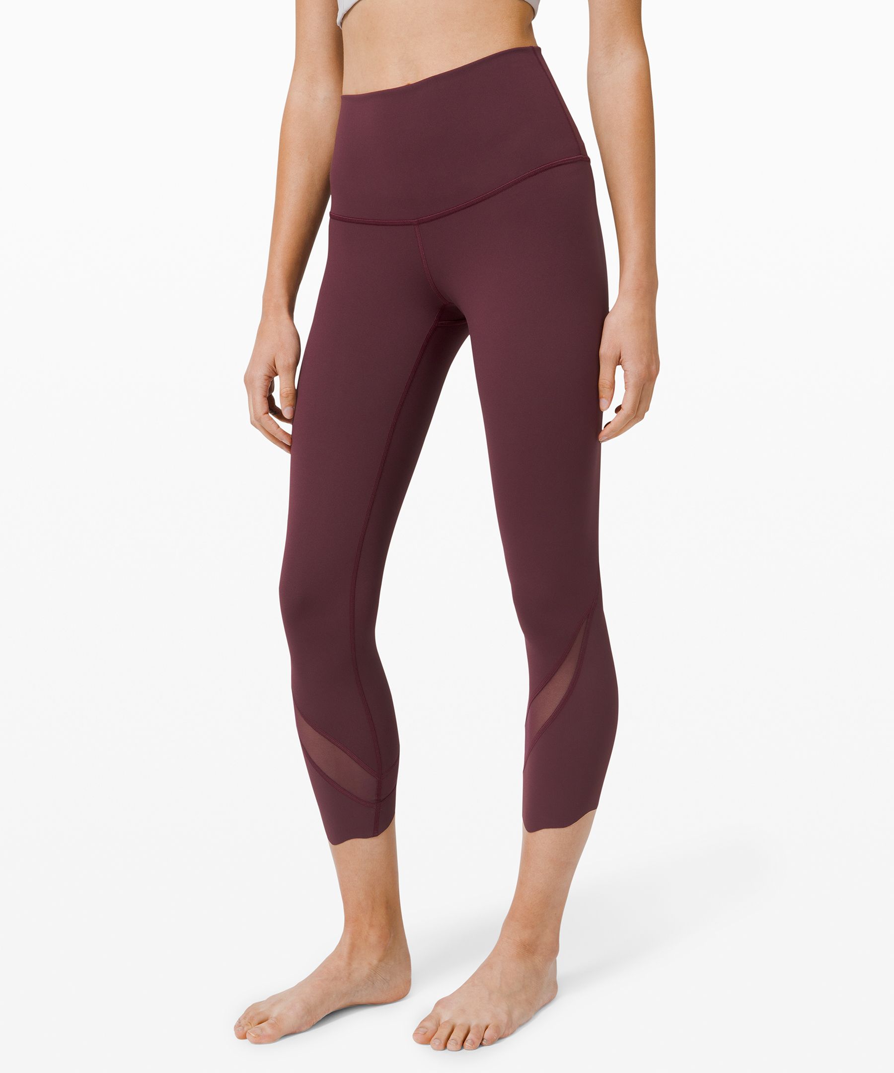 Lululemon Wunder Under Crop Scallop