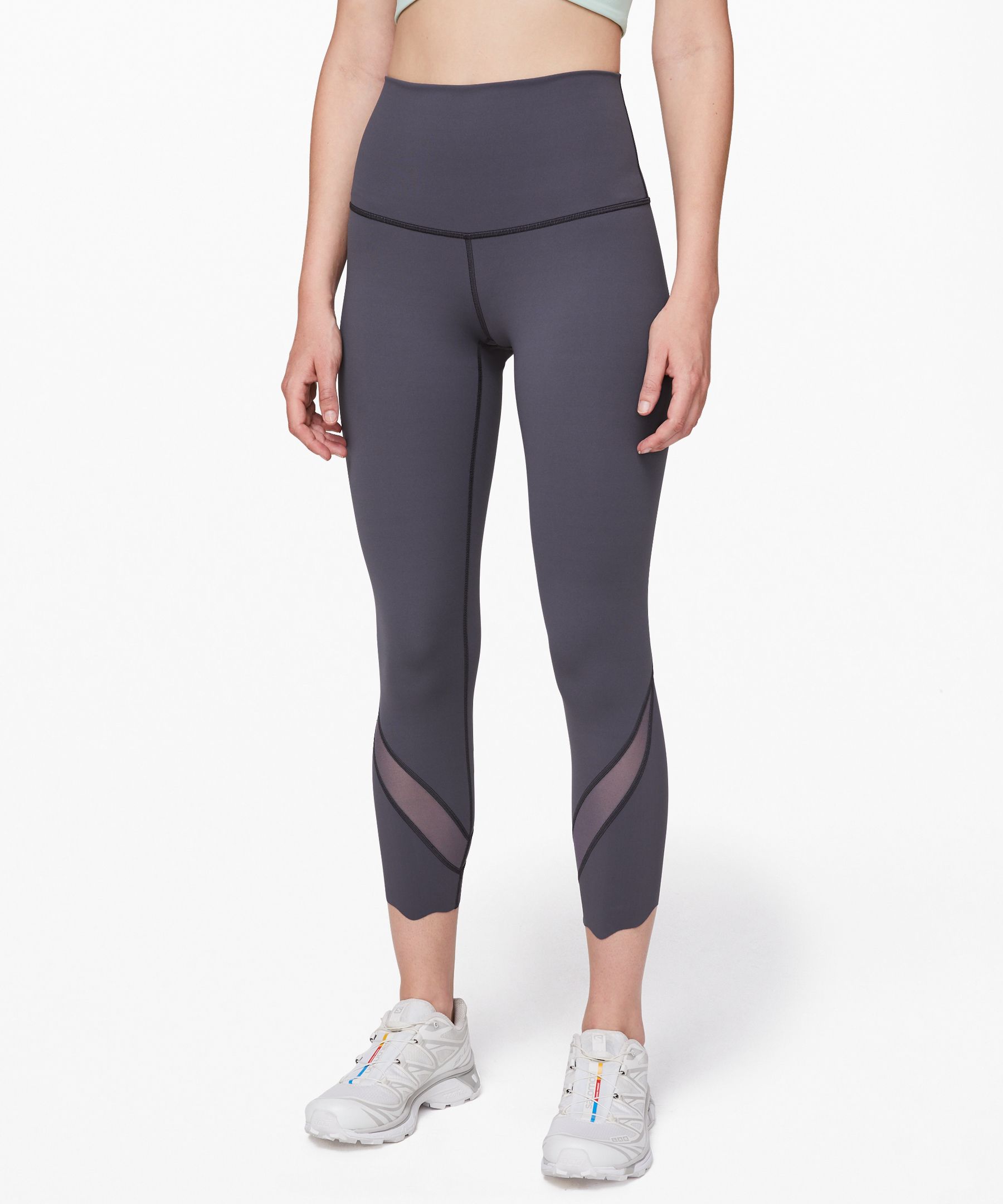 Lululemon Wunder Under High-Rise Crop 23 *Updated Scallop Full-On