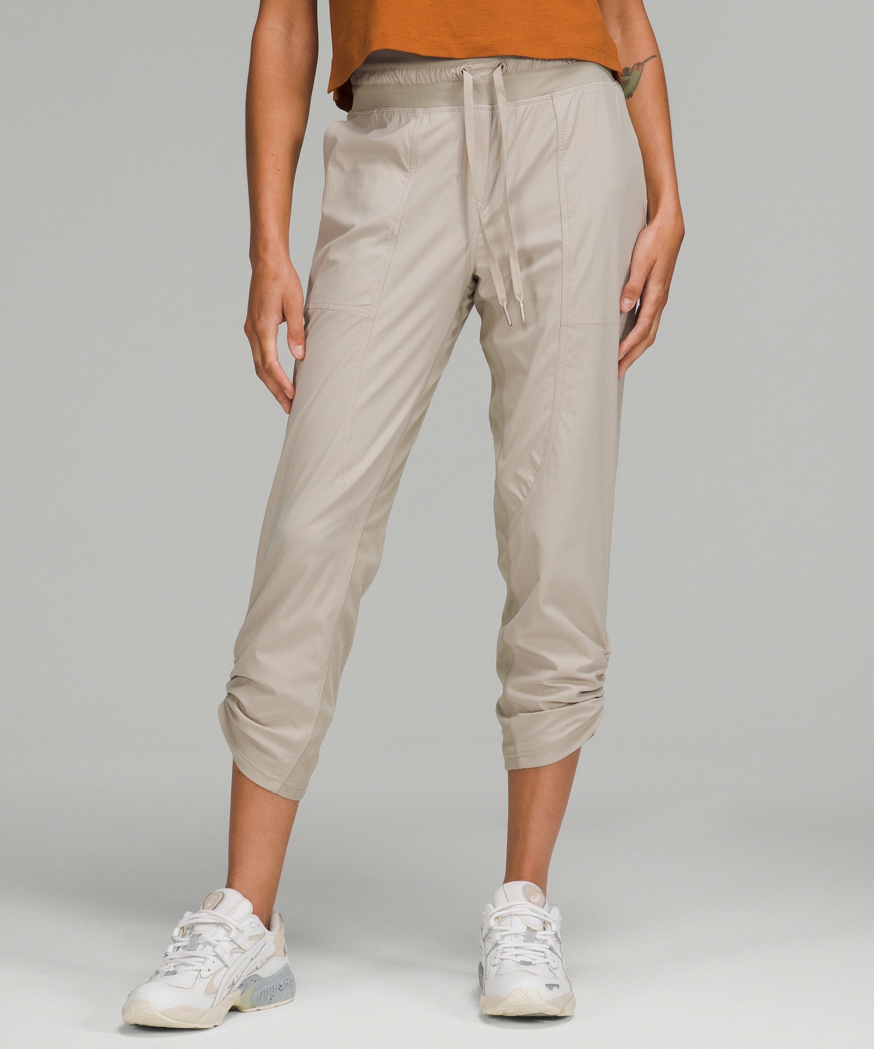 Lululemon Dance Studio Mid-rise Crop 25" In Raw Linen