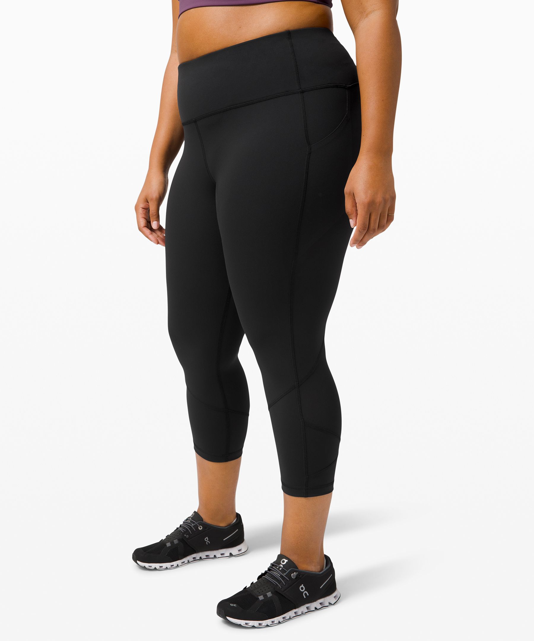 Lululemon Pace Rival High-rise Crop 22" In Black