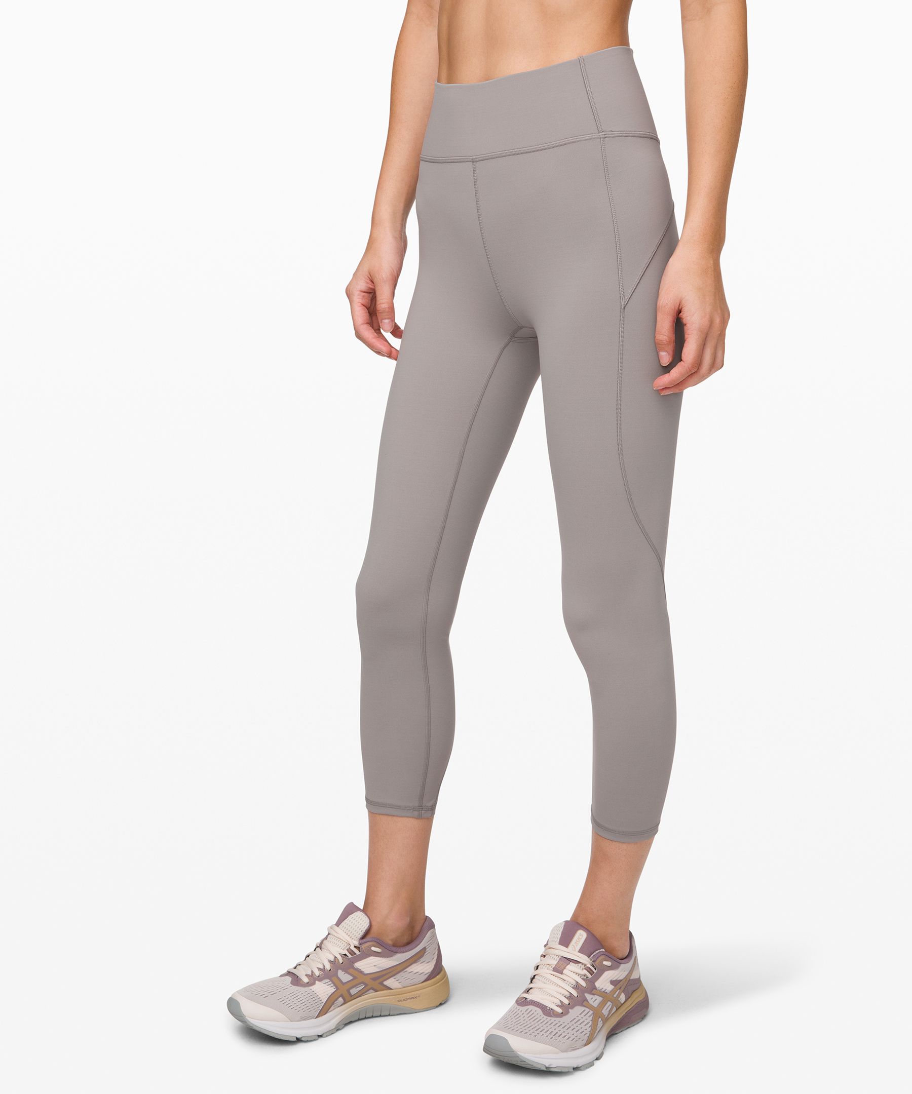 Lululemon In Movement Crop 23" *everlux In Dark Chrome