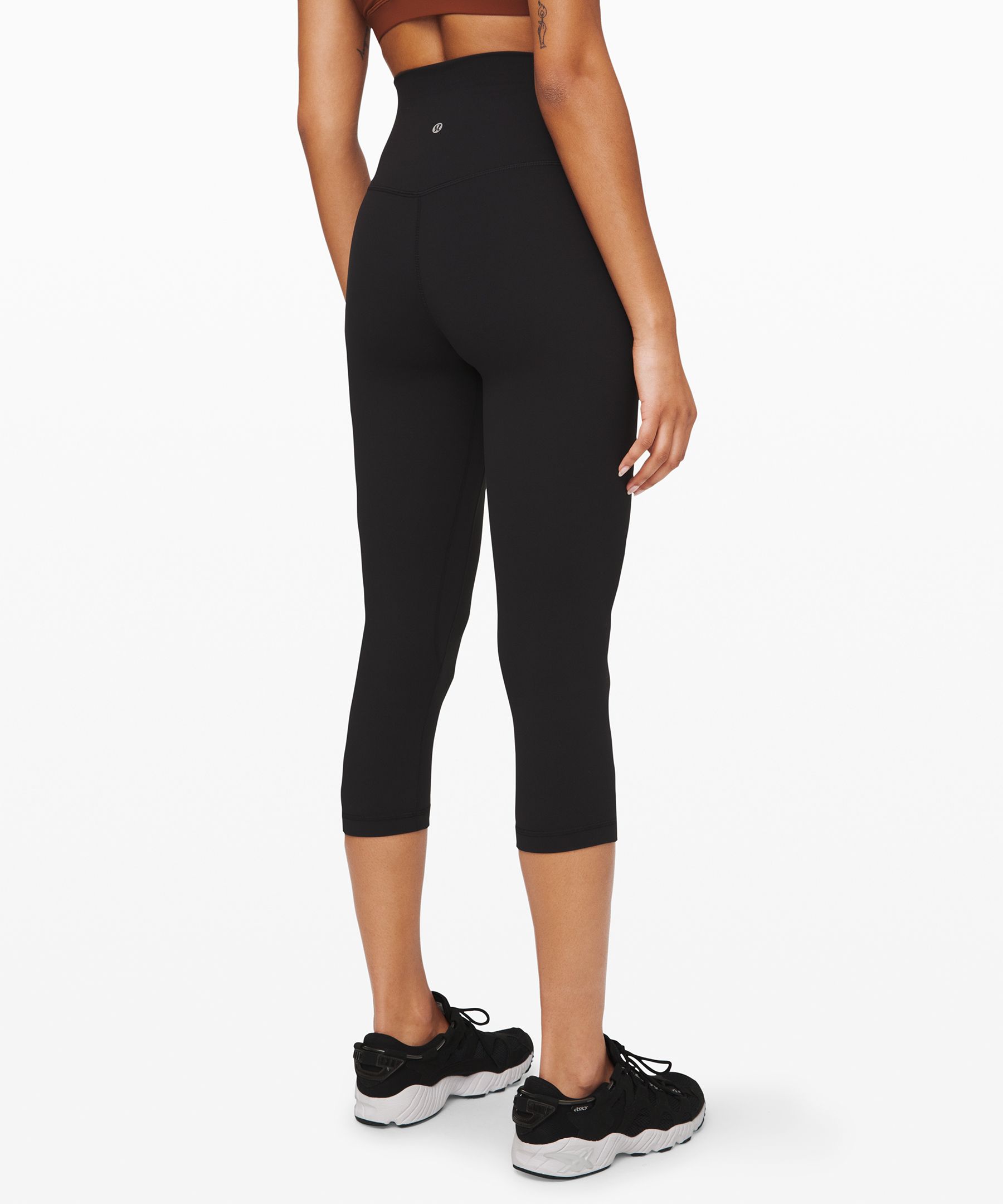 Lululemon Align Crop 21 In Graphite Grey Size 4 W6BGFS $88