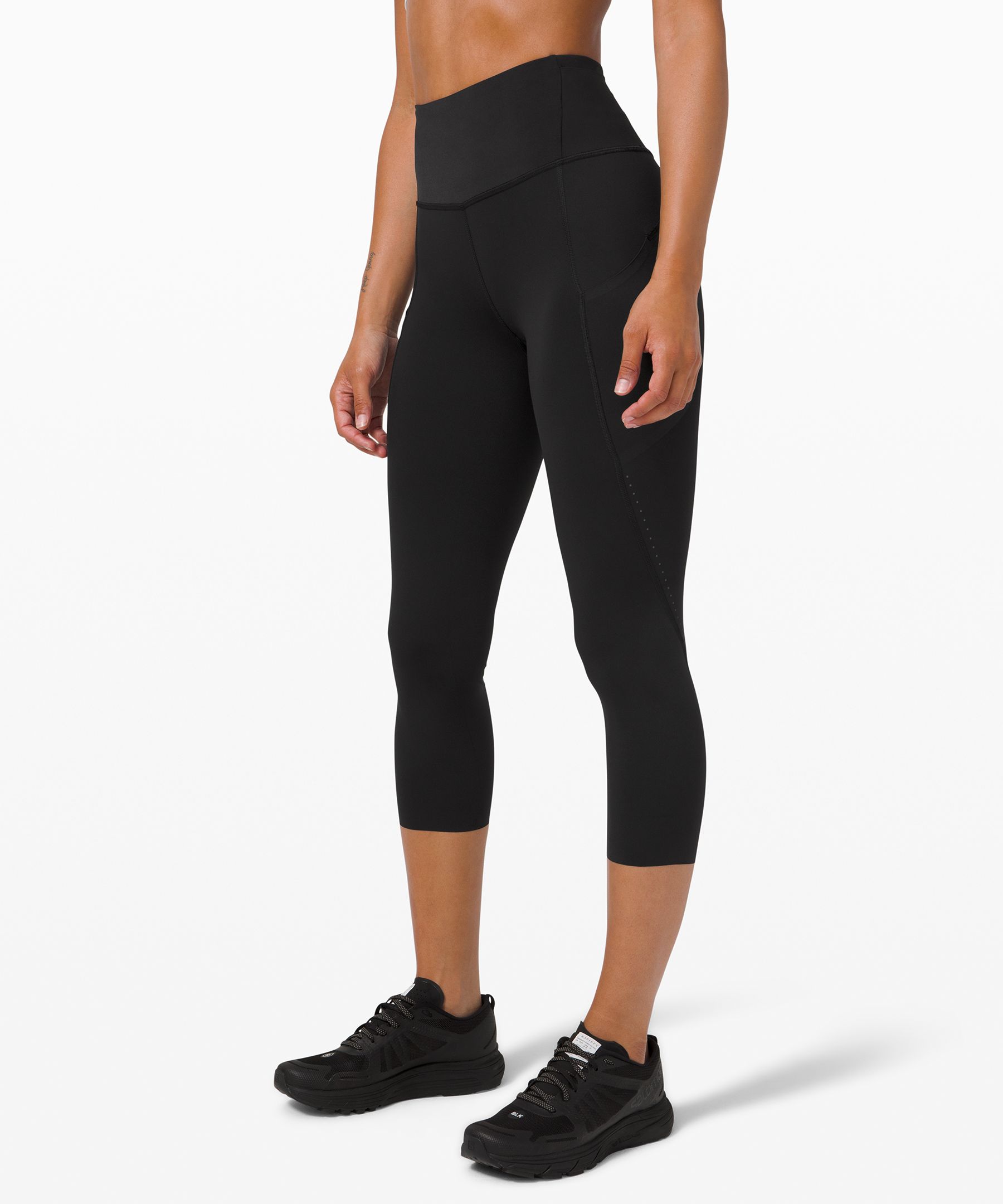 LULULEMON Cropped Heavy Weight Leggings Black Size 4 – Style Exchange  Boutique PGH