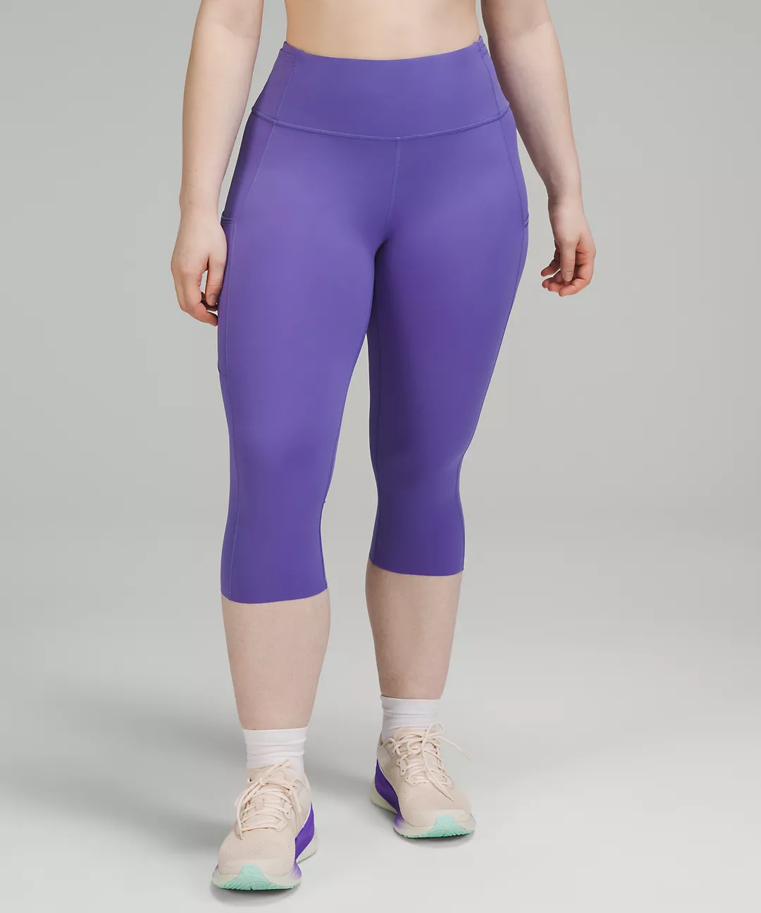 A lululemon Fast and Free High-Rise Crop 19"