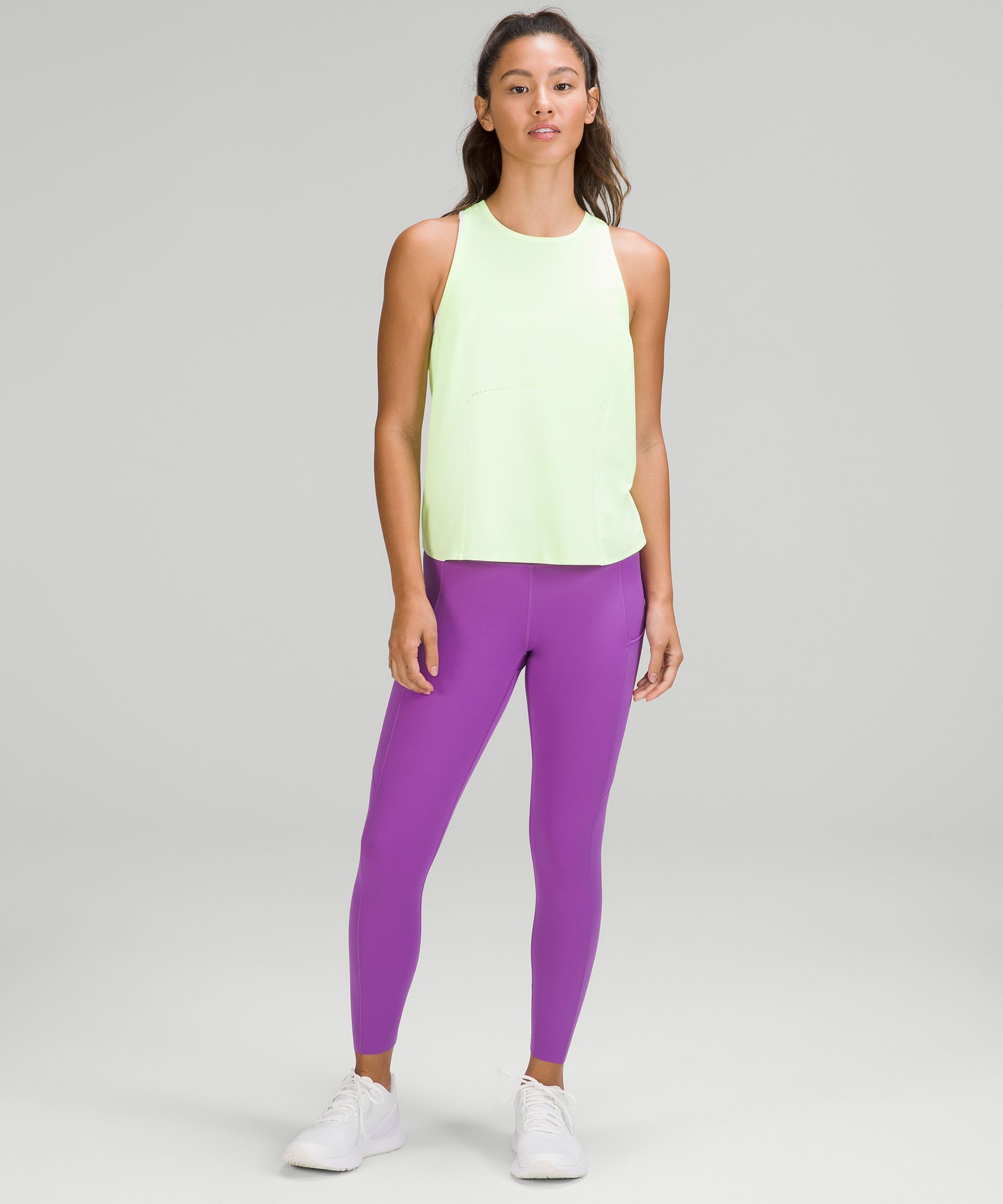 Lululemon Fast and Free High-Rise Tight 28 *Non-Reflective Brushed Nulux -  True Navy - lulu fanatics