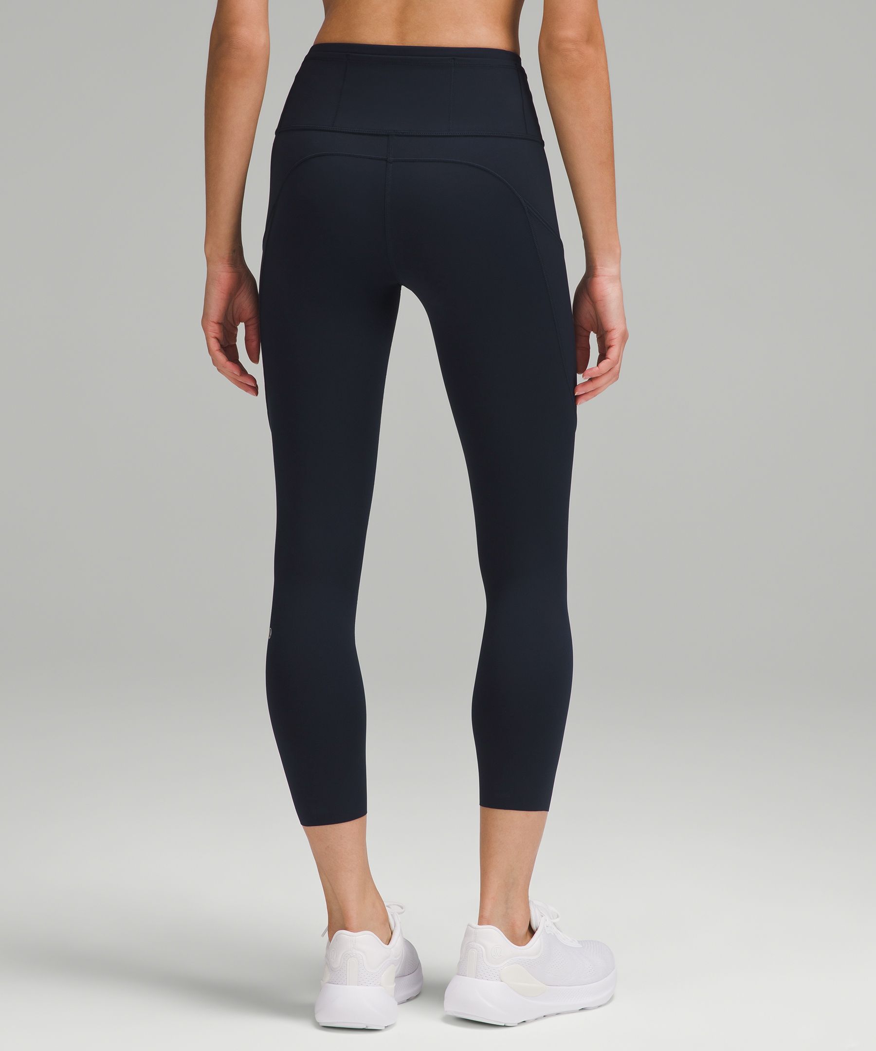 LULULEMON Fast and Free High-Rise Crop 23, Black, 10 : :  Clothing, Shoes & Accessories