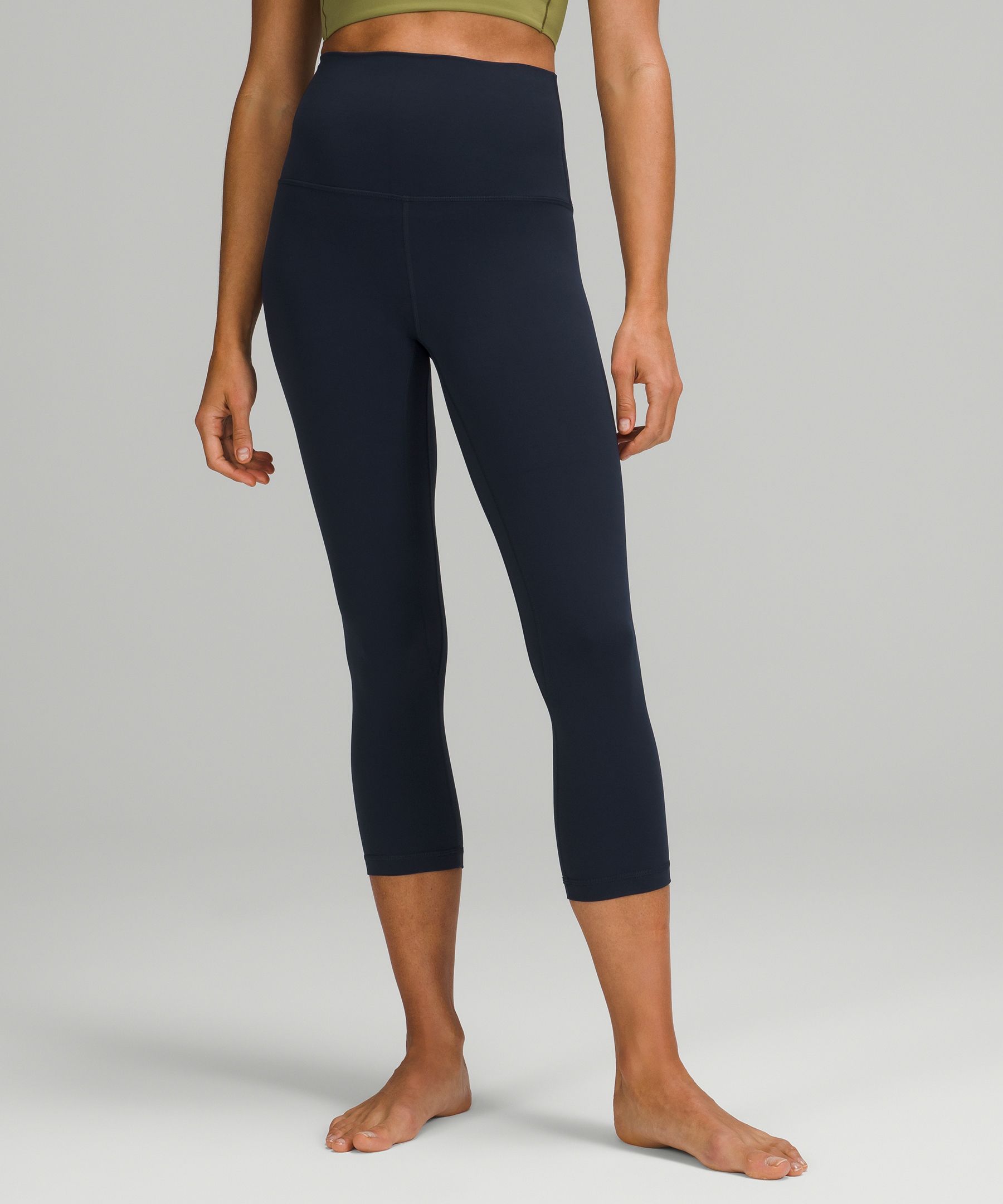 Lululemon Align Crop *21 - Juniper - lulu fanatics  Outfits with  leggings, Womens workout outfits, Clothes