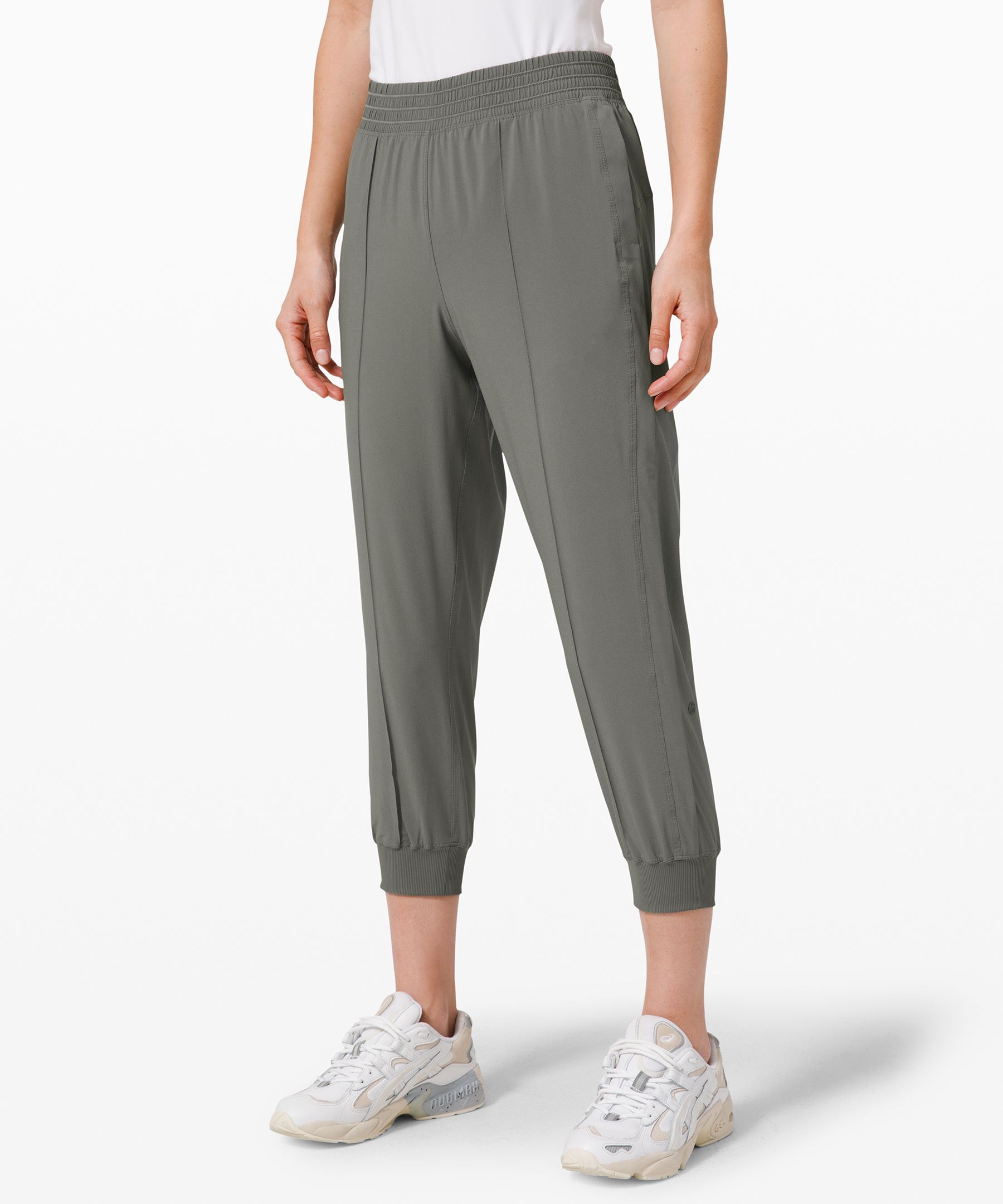 Just received - wanderer cropped jogger in black size 4 and all yours crew  in heathered ivory peach in size Xs - review in comments : r/lululemon